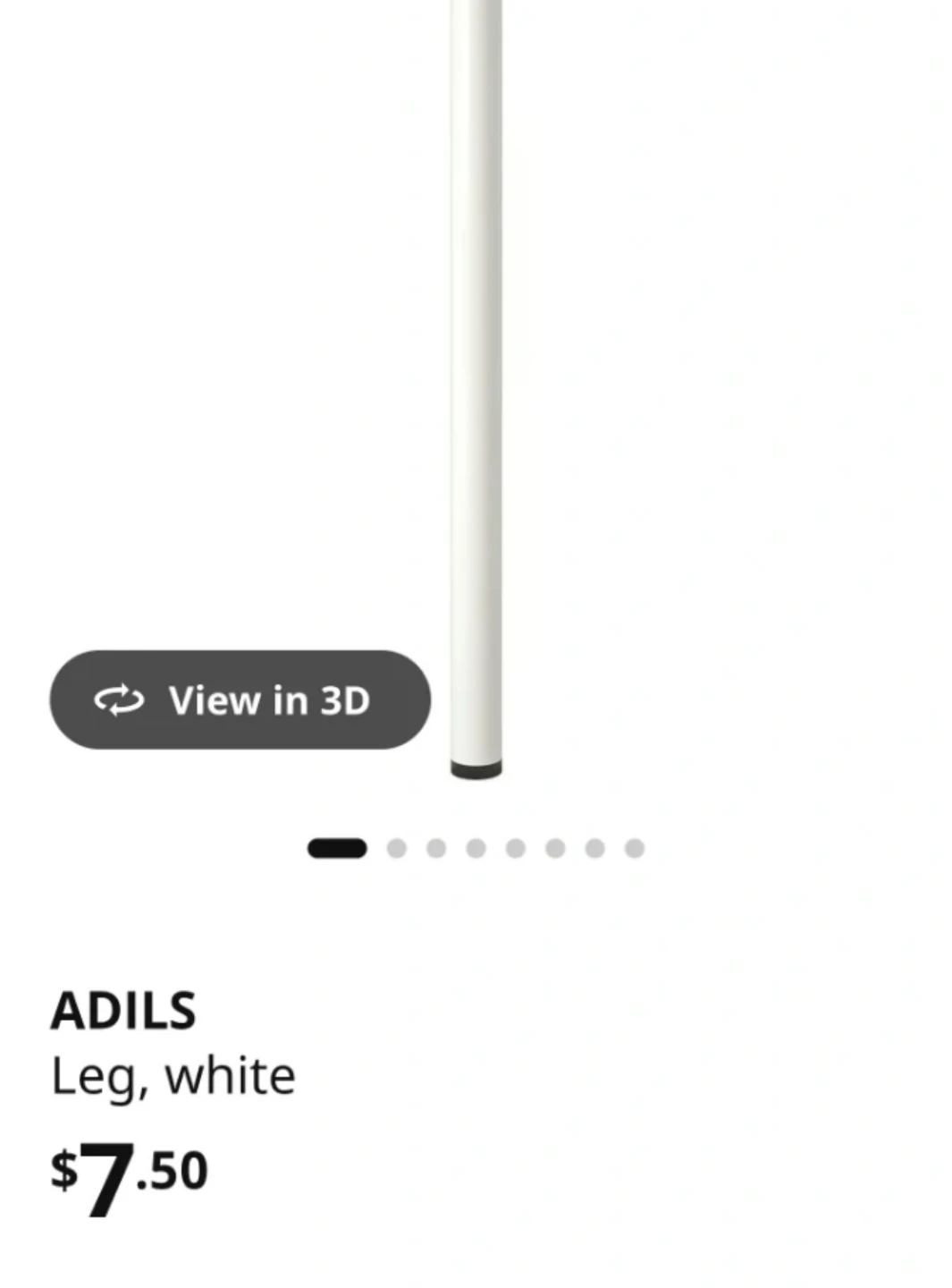 White Ikea Desk/Table - photo 4