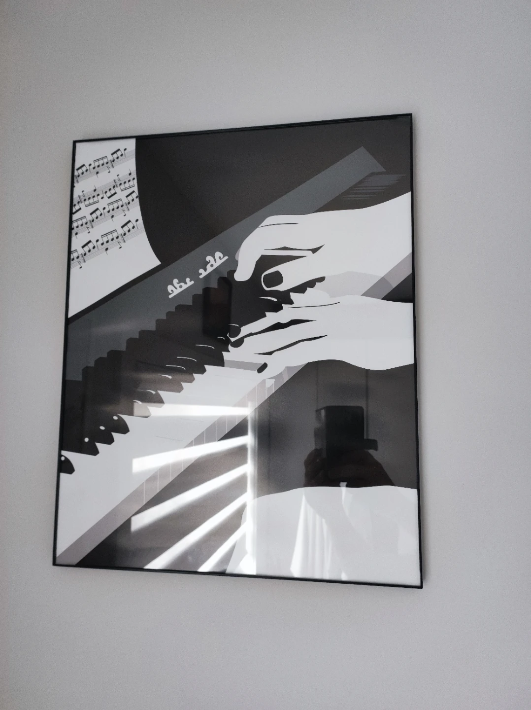 Framed Piano Art Print