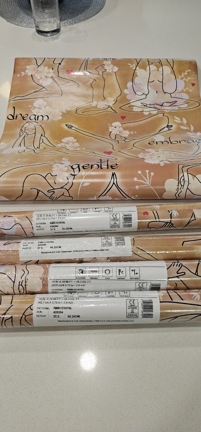 York Wallcoverings "Dream Gentle Embrace" Peel & Stick Wallpaper