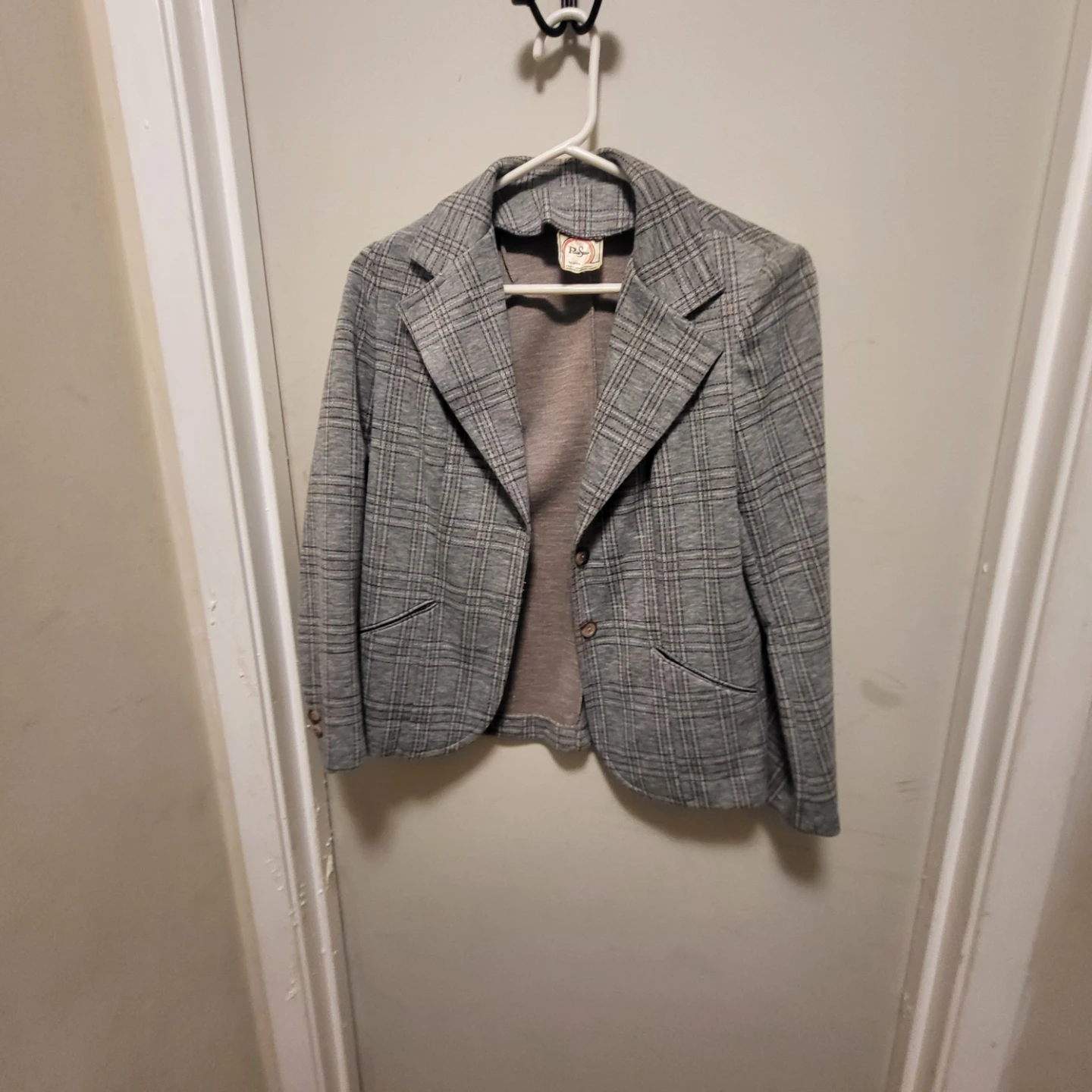 Paris Star Plaid Blazer Like New Size 10