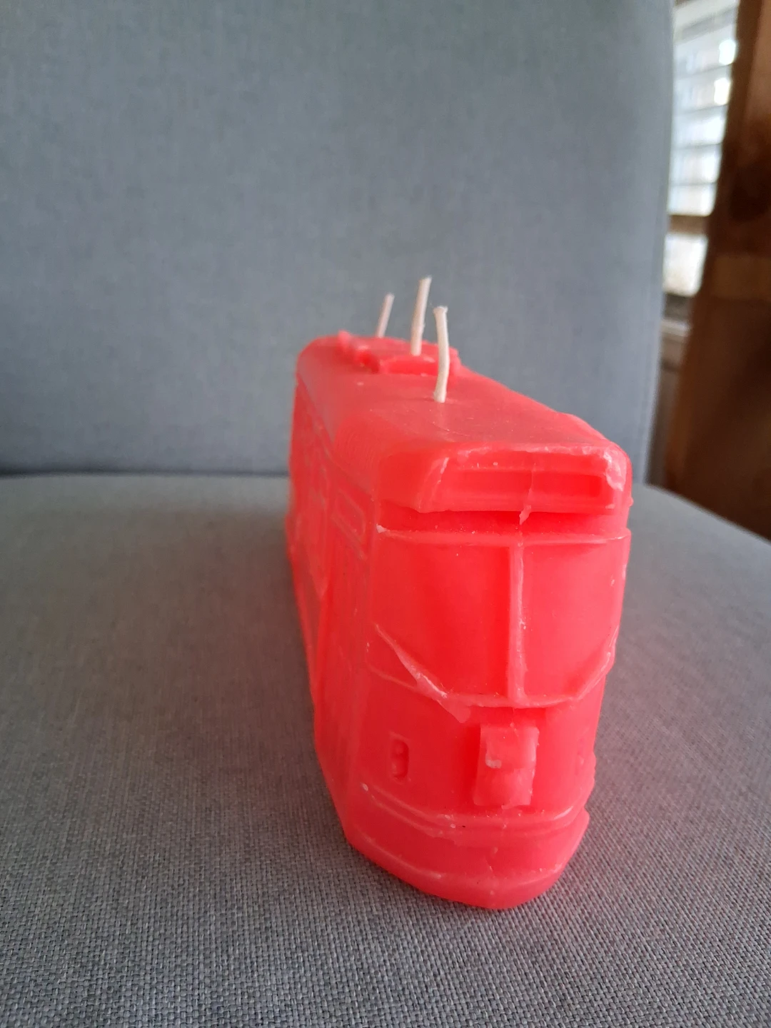TTC Red Toronto Streetcar Candle