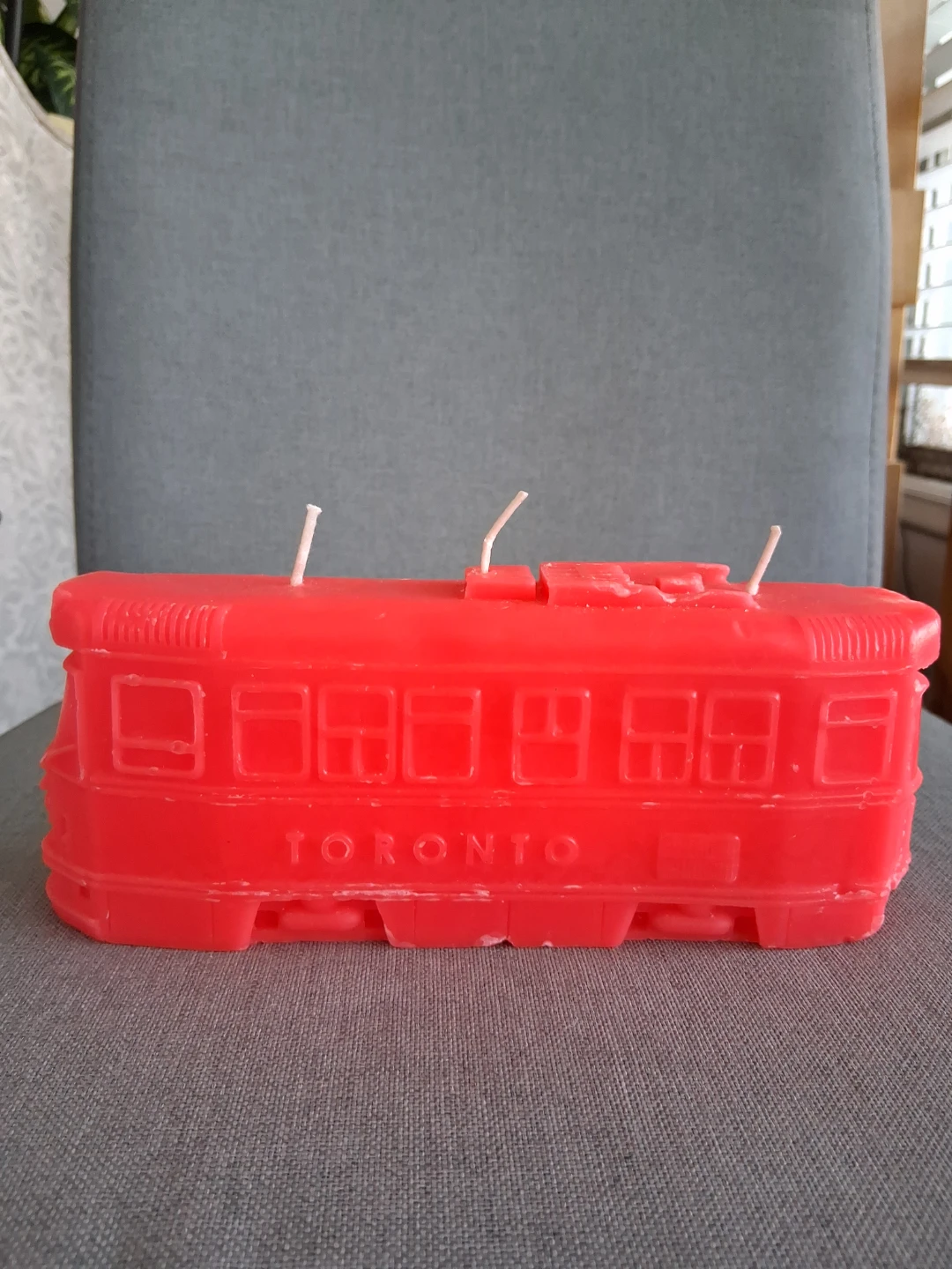 TTC Red Toronto Streetcar Candle - photo 3
