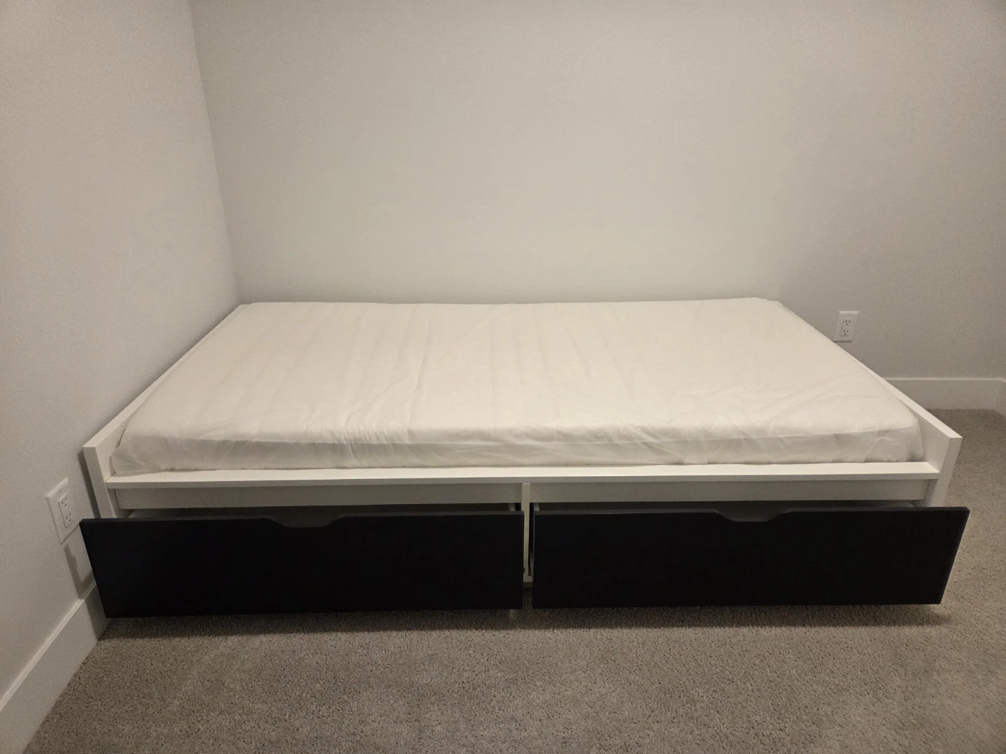 IKEA MALM Twin Bed Frame with Storage Drawers - photo 2