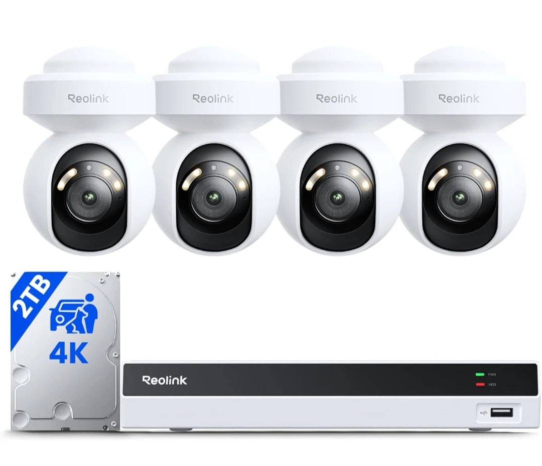 Reolink 4K Security Camera System with 2TB HDD