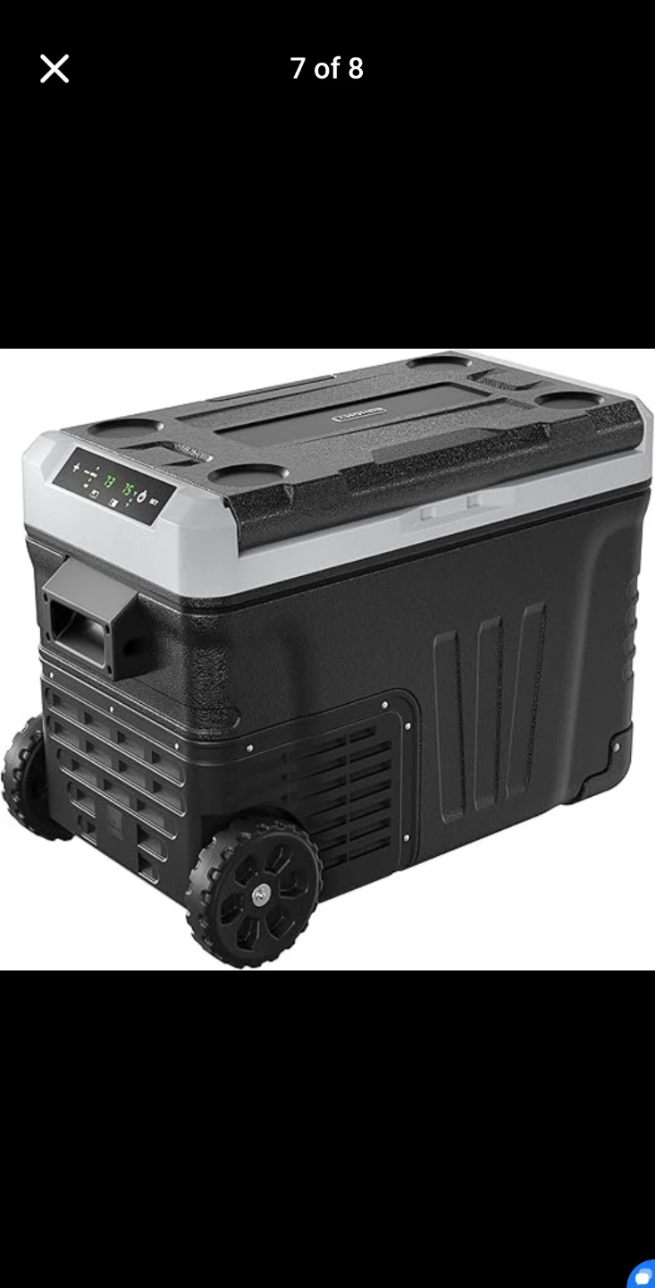 EUHOMY 12 Volt Refrigerator, 35QT Dual Zone Electric Cooler