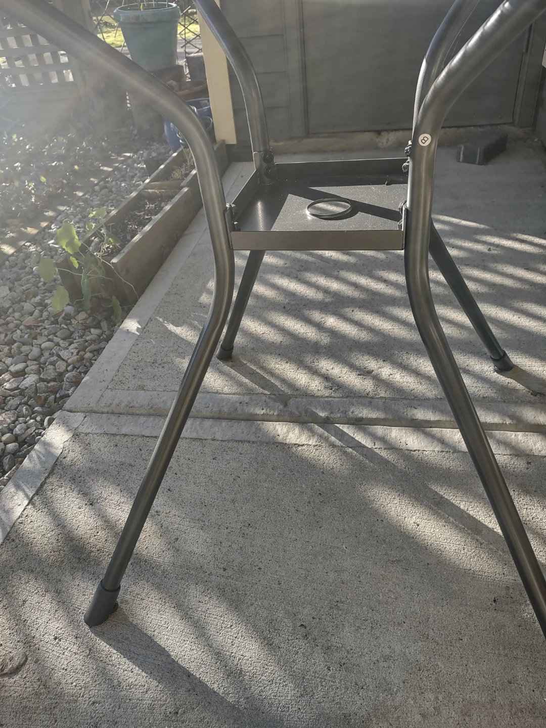 Square Metal Patio Table - photo 3