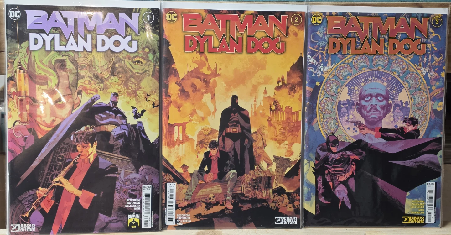 Batman Dylan Dog Comic Books 1-3