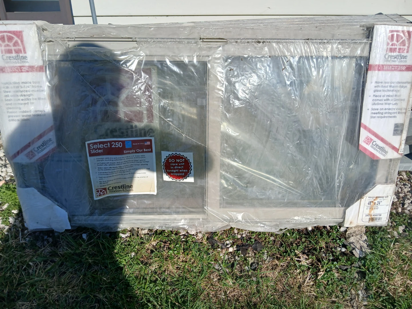 Crestline Select 250 Slider Window 48" x 24" - photo 3