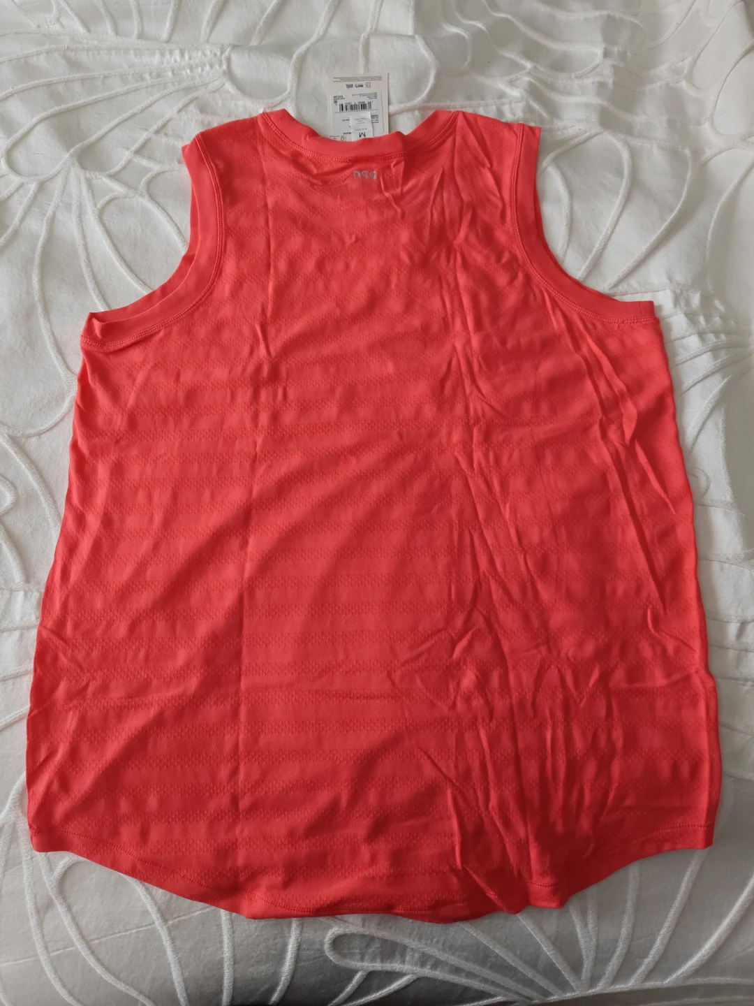 Women’s Size M Neon Coral Athletic Tank Top – New With Tag - photo 2