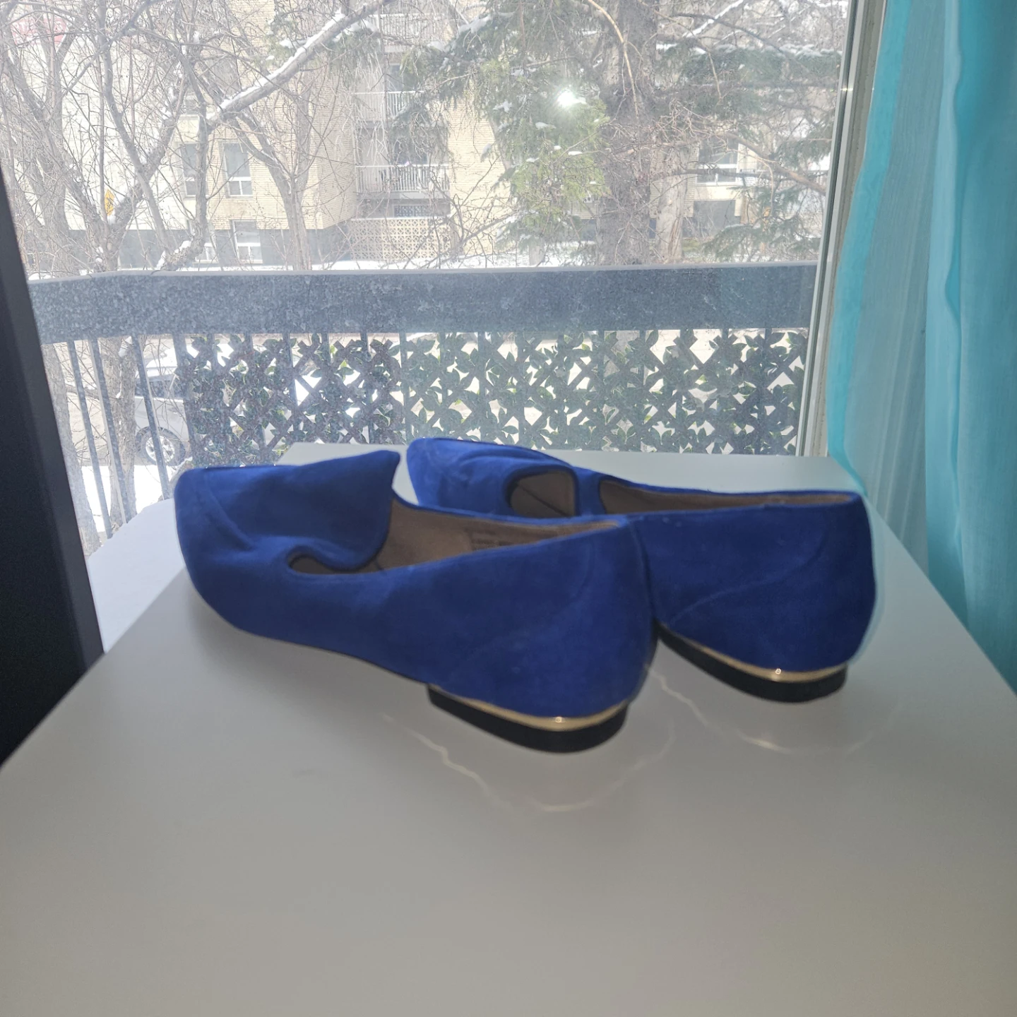 Steve Madden Blue Suede Loafers - photo 2