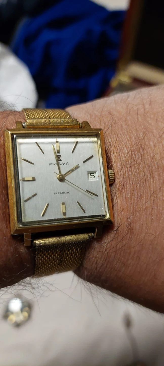 Prisma Gold Tone Square Watch - photo 2