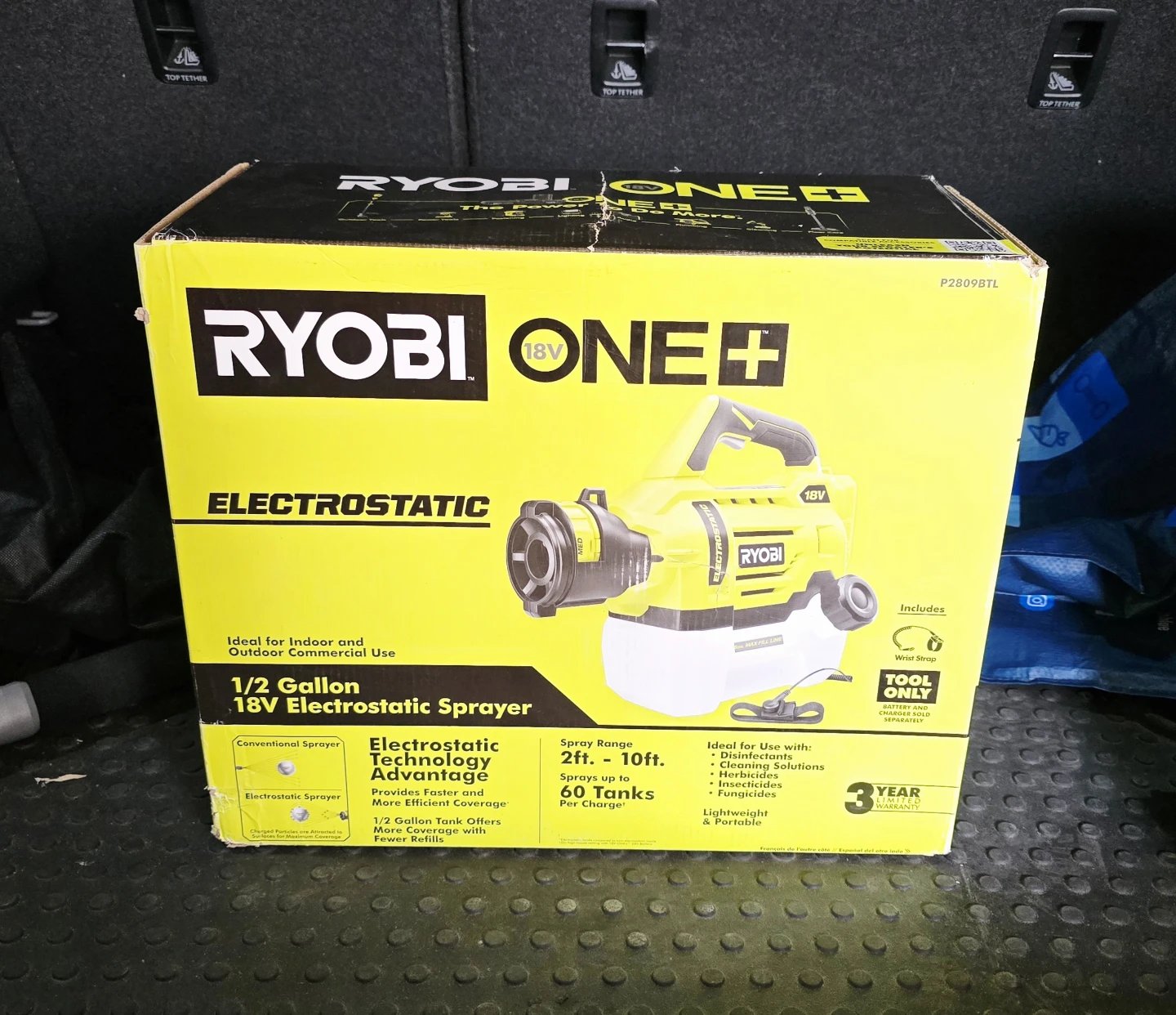 Ryobi ONE+ 18V 1/2 Gallon Electrostatic Sprayer - NEW!