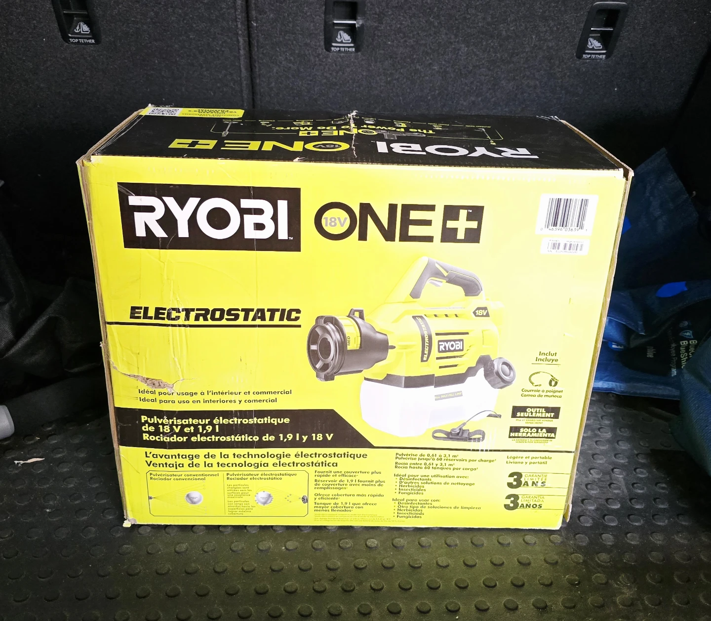 Ryobi ONE+ 18V 1/2 Gallon Electrostatic Sprayer - NEW! - photo 3