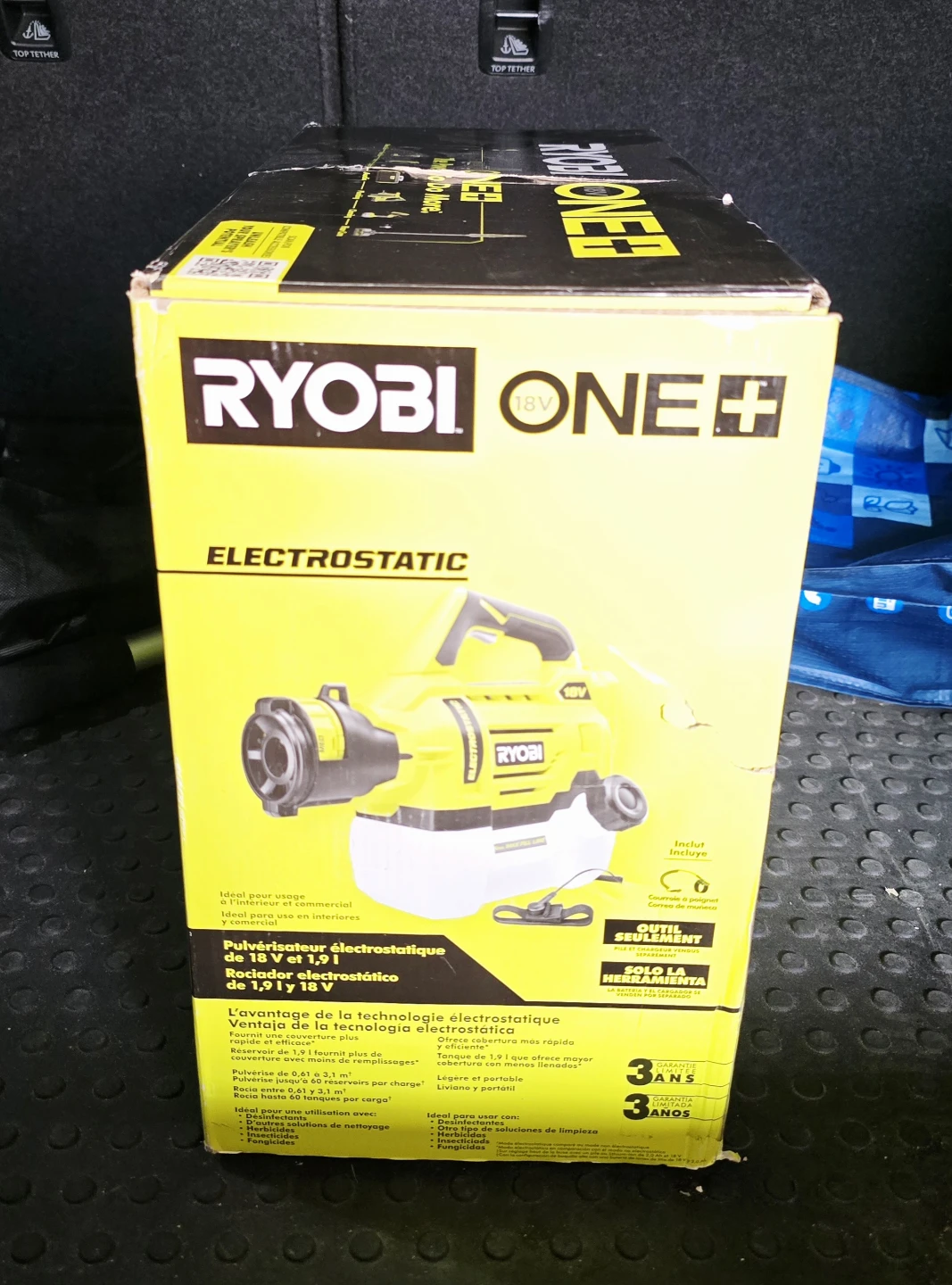 Ryobi ONE+ 18V 1/2 Gallon Electrostatic Sprayer - NEW! - photo 4