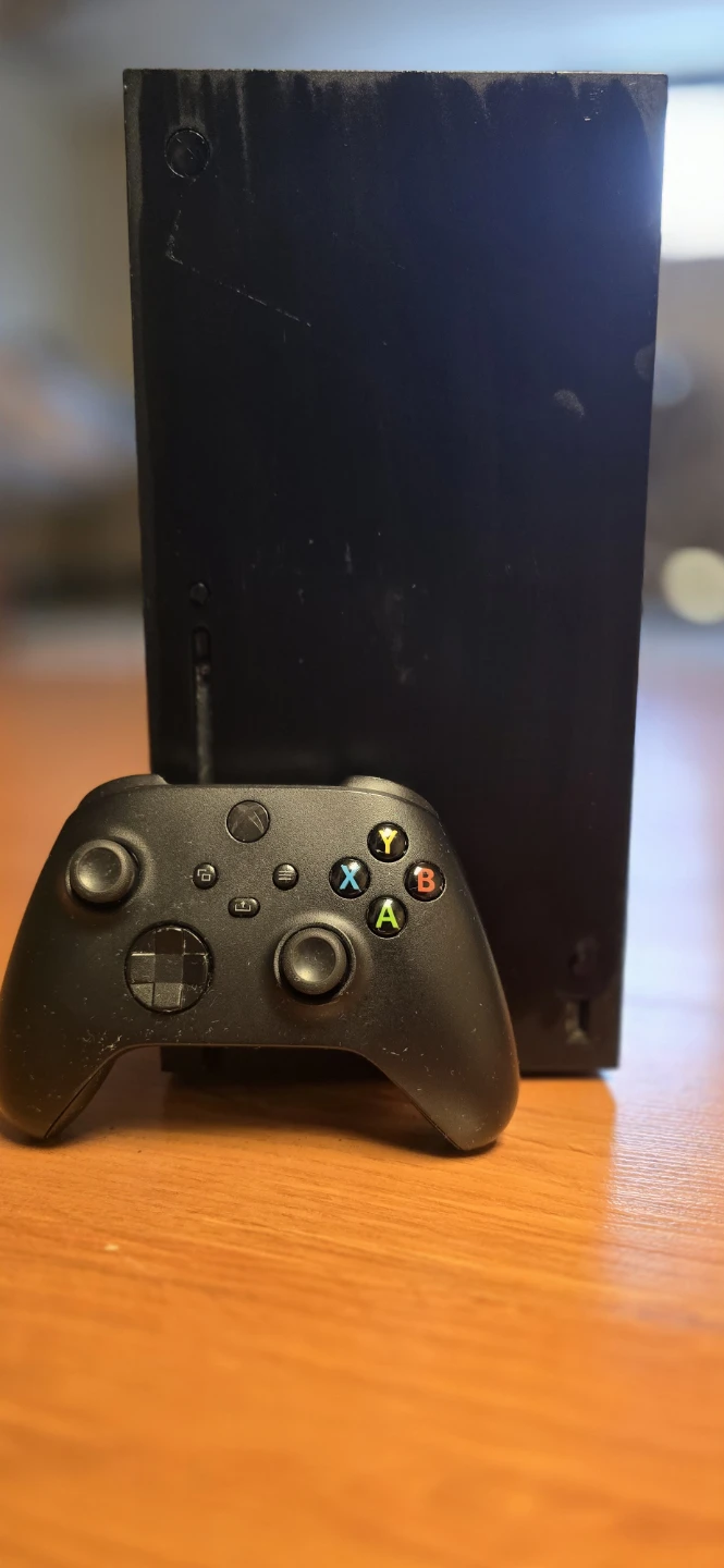 Xbox Series X Gaming Console and Controller