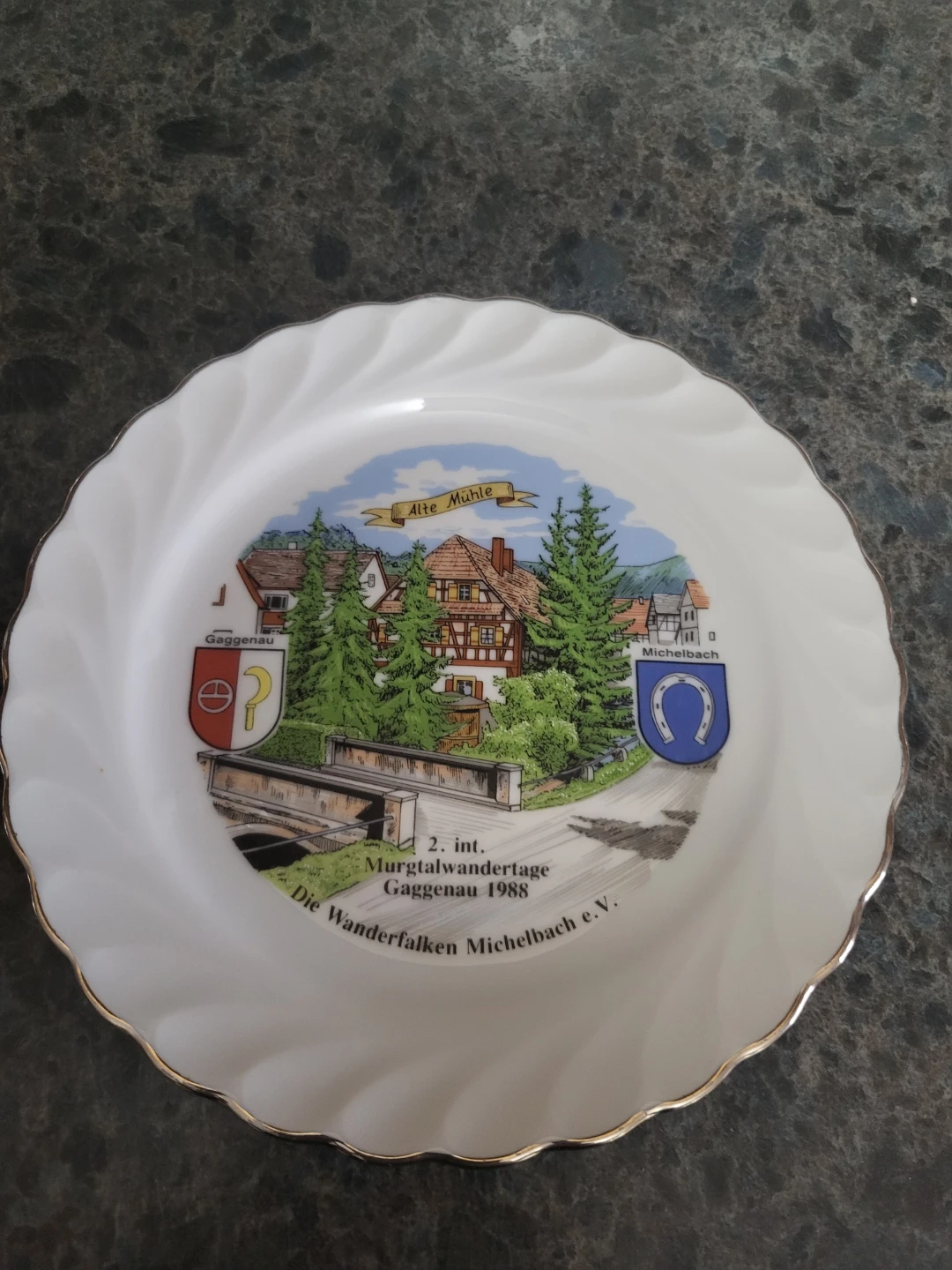 Decorative Plate Gaggenau 1988