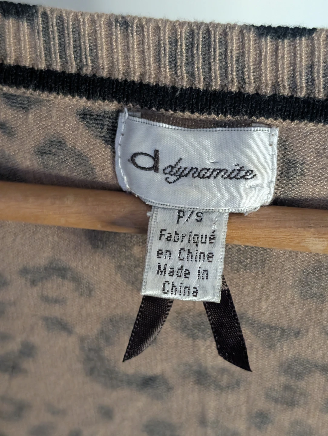 Dynamite Leopard Print Cardigan P/S - photo 3