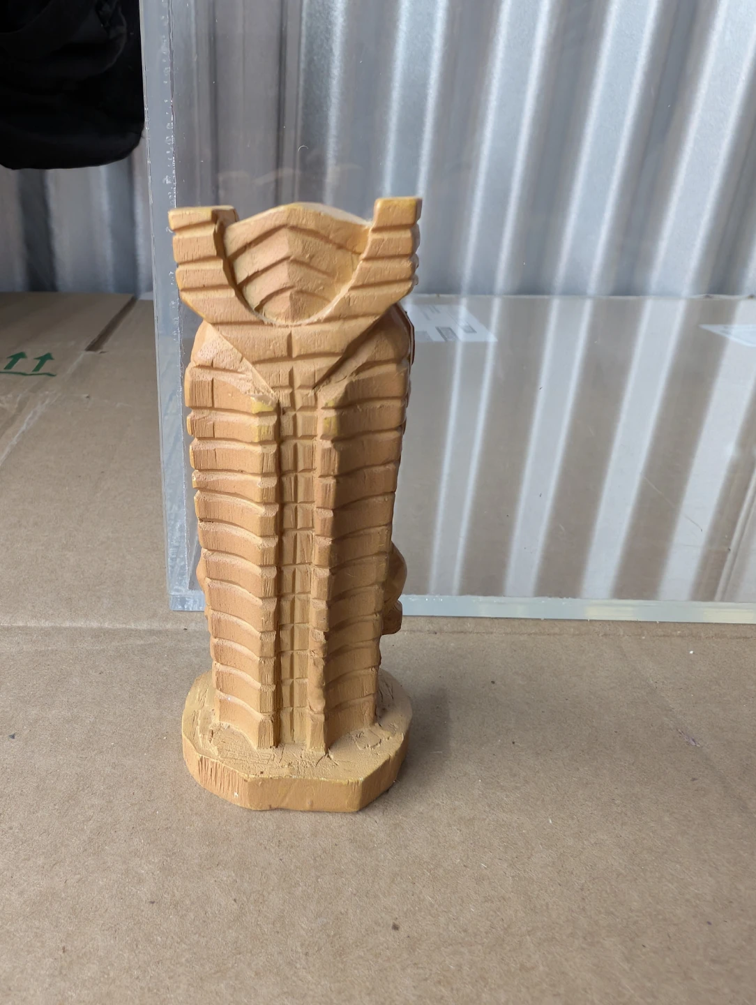 Carved Wood Tiki Figurine - photo 2