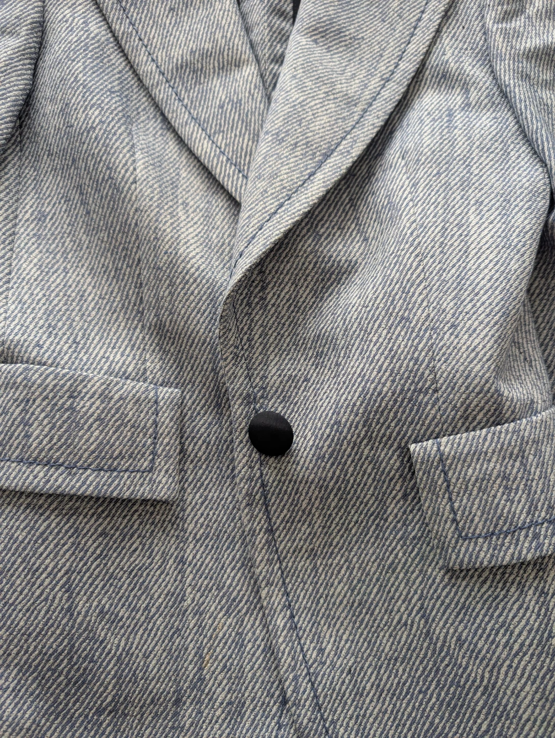 Viktor & Rolf Grey Herringbone Blazer Size 40 - photo 2