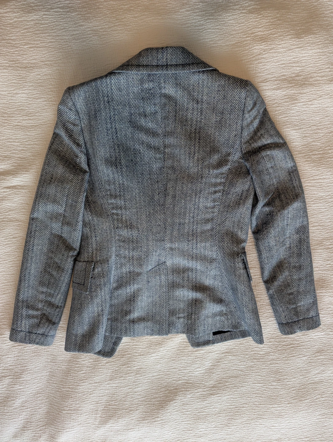 Viktor & Rolf Grey Herringbone Blazer Size 40 - photo 5