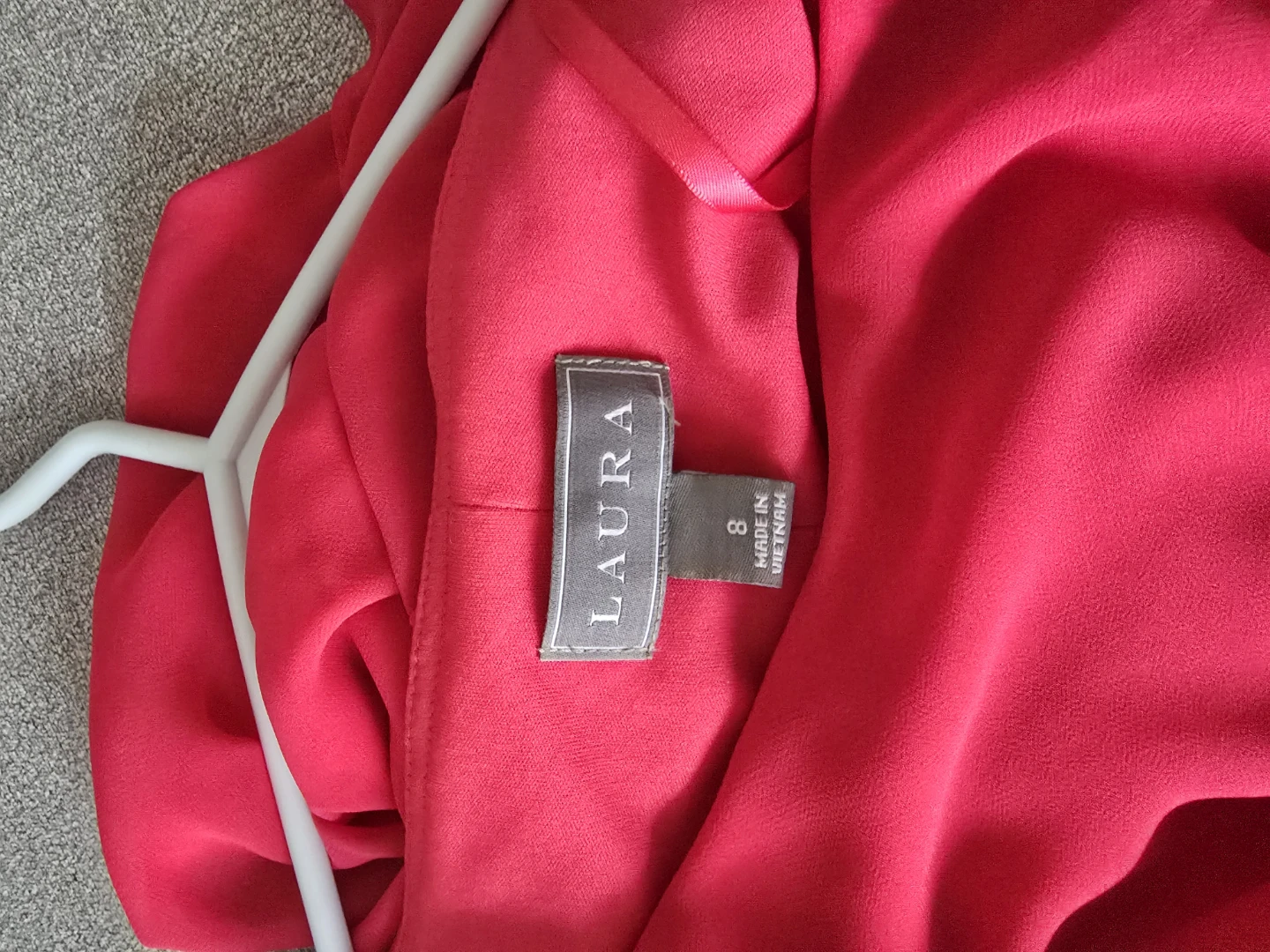 Laura Pink Ruffle Dress Size 8 - photo 2