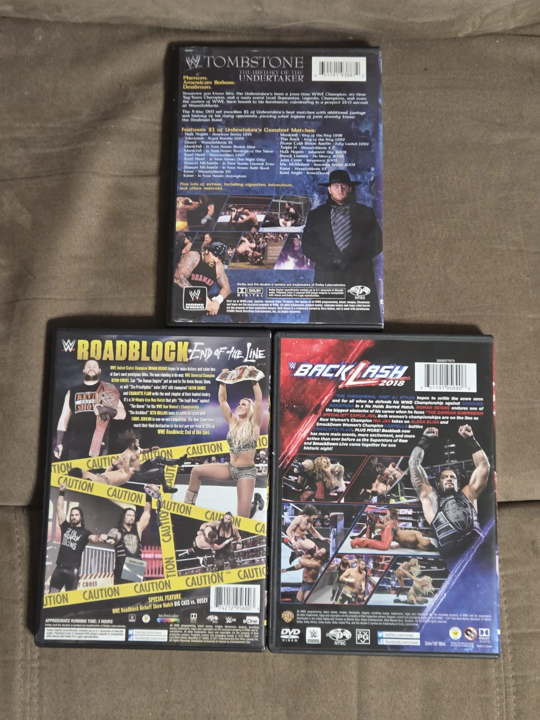 WWE DVD Bundle - Undertaker, Roadblock, Backlash - photo 2