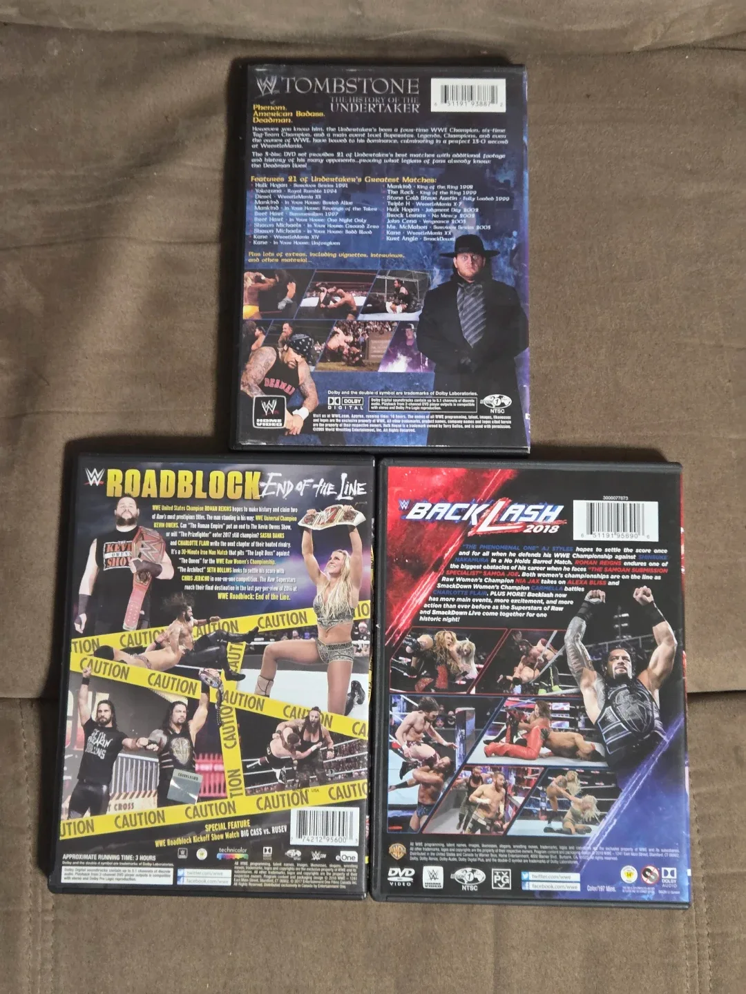 WWE DVD Bundle - Undertaker, Roadblock, Backlash - photo 2
