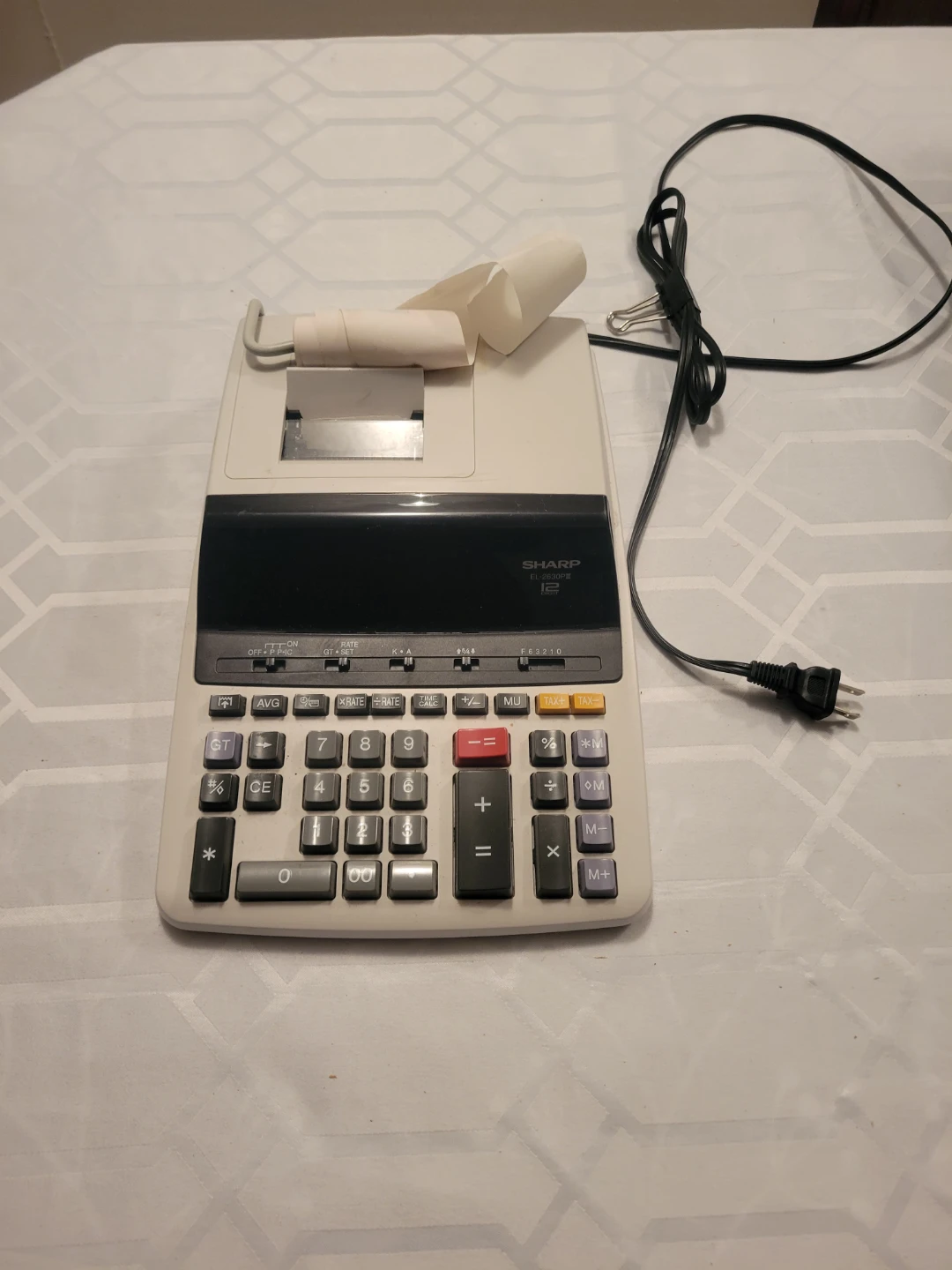 Sharp EL-2630PIII 12-Digit Electronic Calculator with Printer