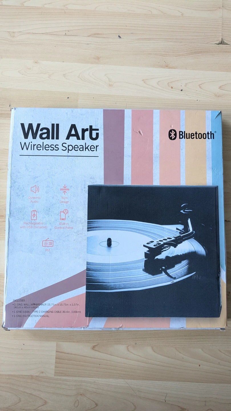 Wall Art Wireless Speaker