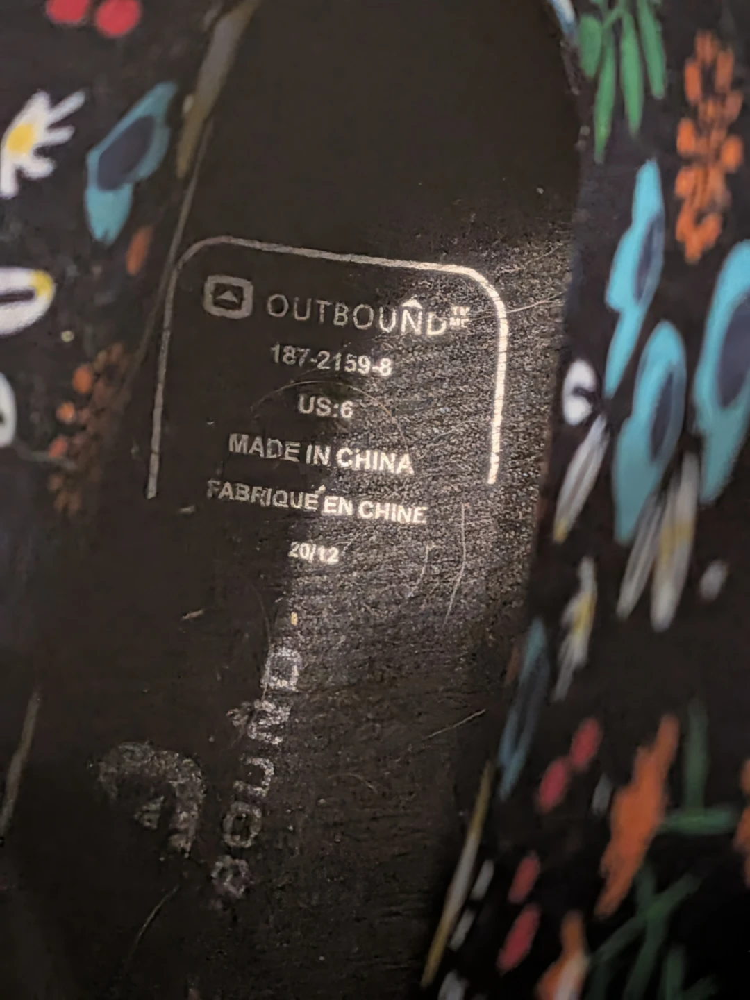 Outbound Women's Rain Boots Kid Size 6 - photo 3
