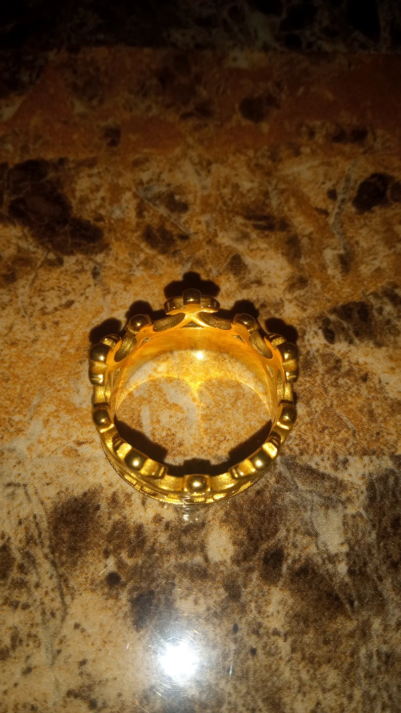 Gold Crown Ring