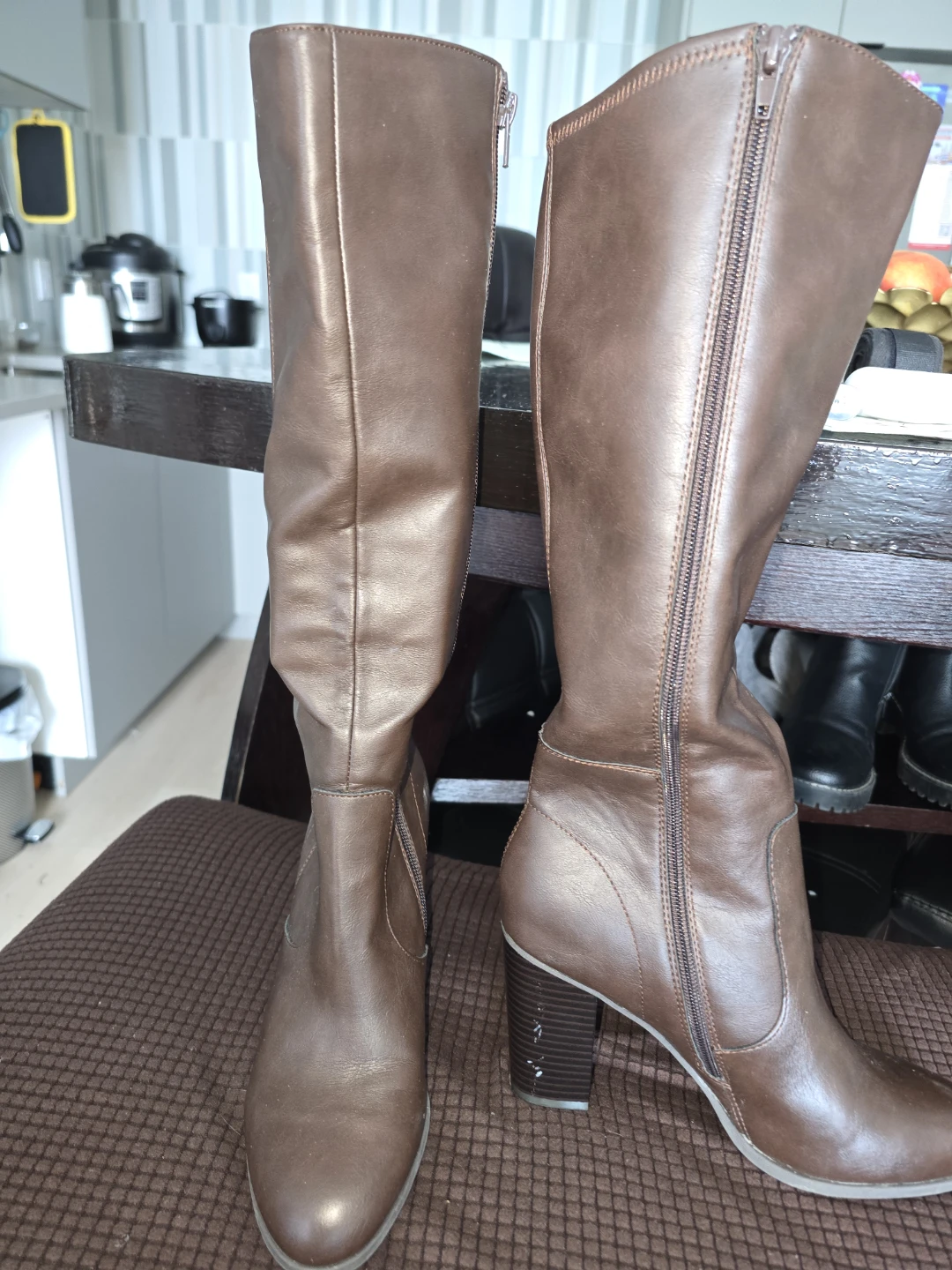 Brown Knee-High Boots - photo 2
