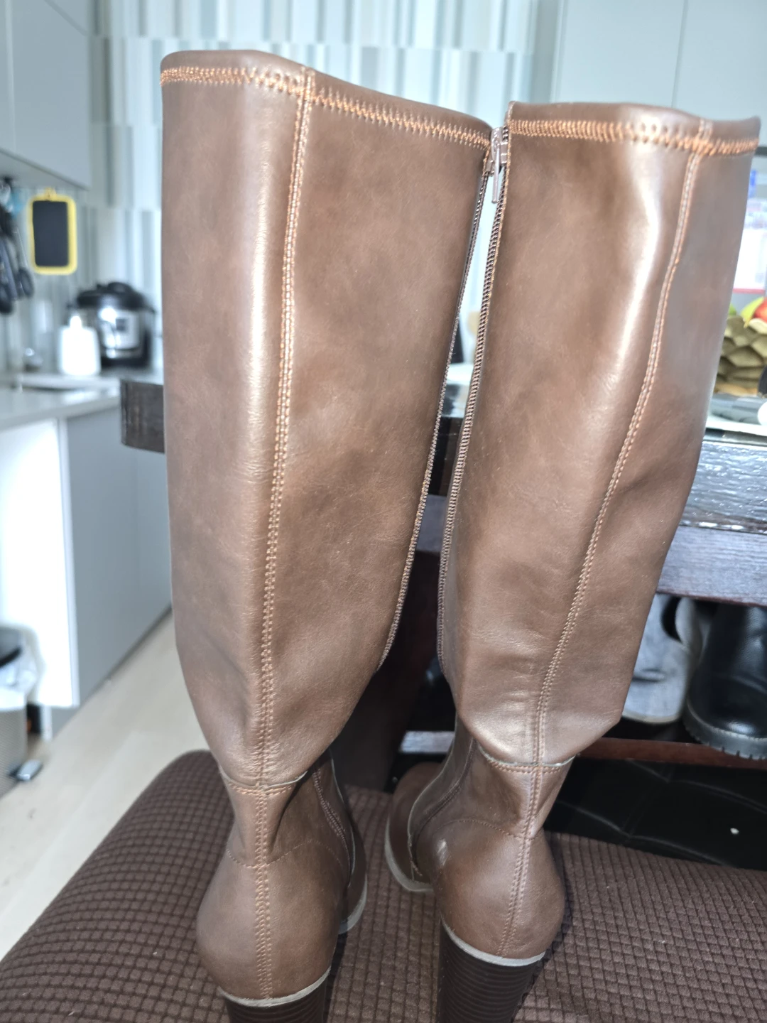 Brown Knee-High Boots - photo 4