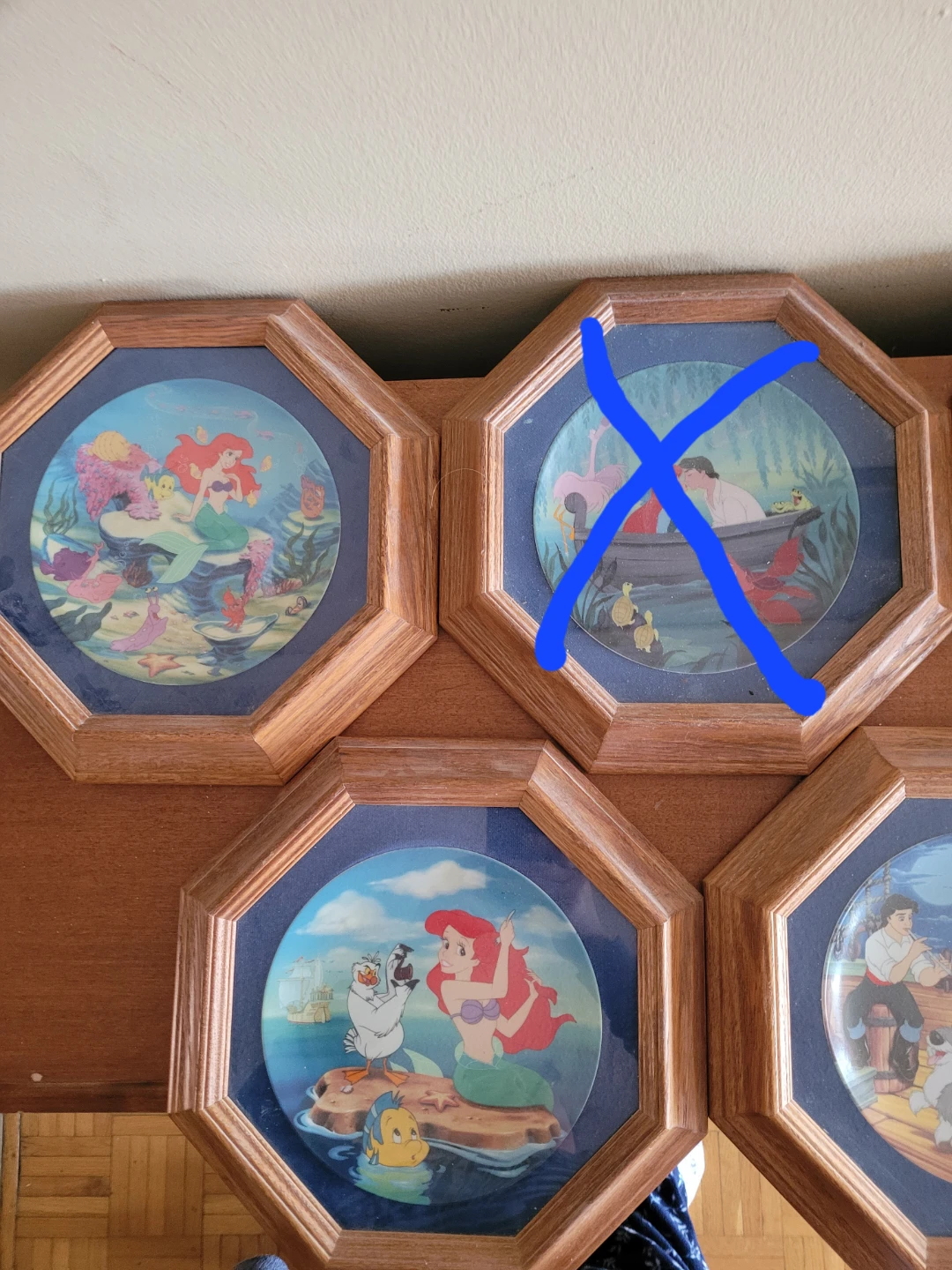 Set of 5 Disney The Little Mermaid Decorative Plates - photo 2