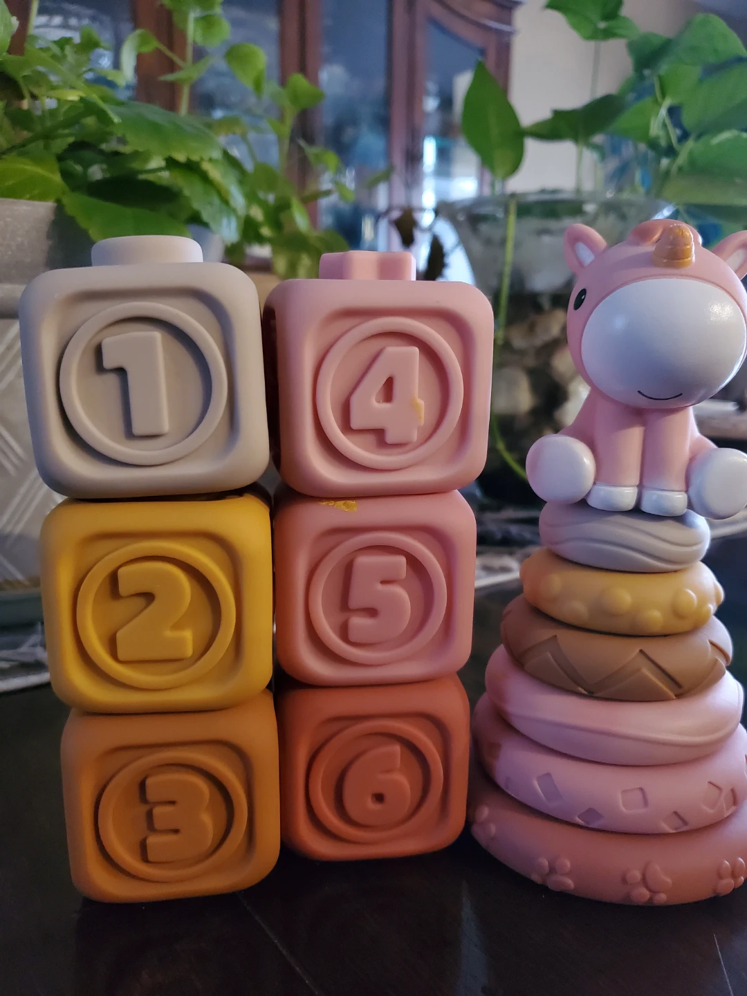 NUEPLAY Stacking Blocks and Unicorn Ring Toy - photo 2