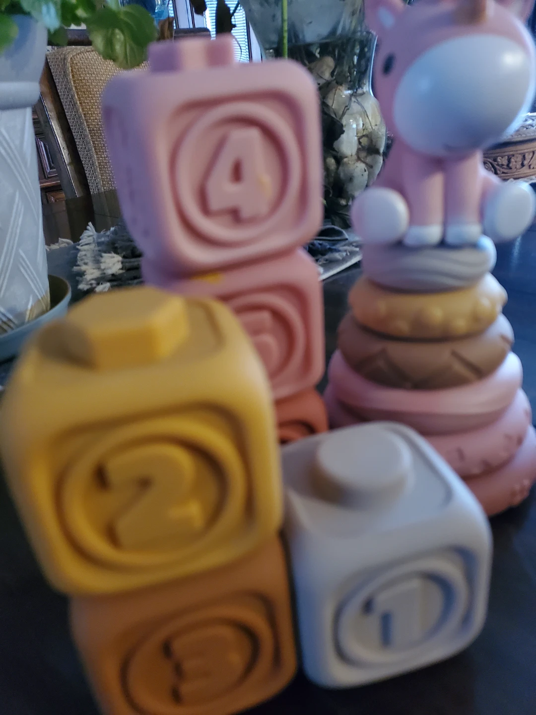 NUEPLAY Stacking Blocks and Unicorn Ring Toy - photo 3