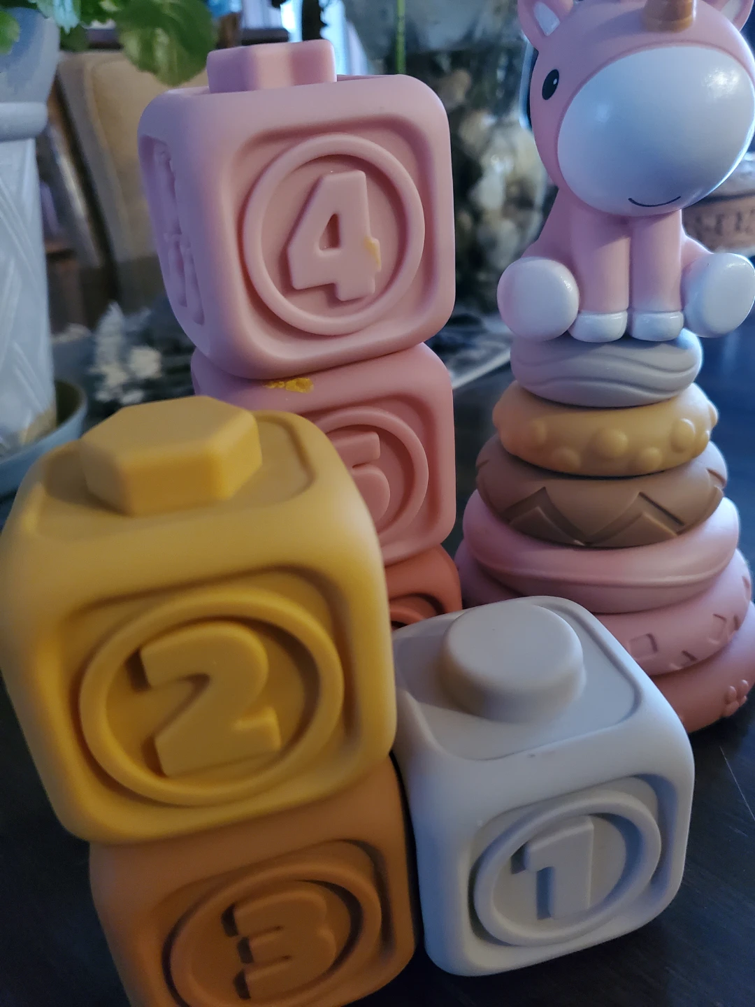 NUEPLAY Stacking Blocks and Unicorn Ring Toy - photo 4