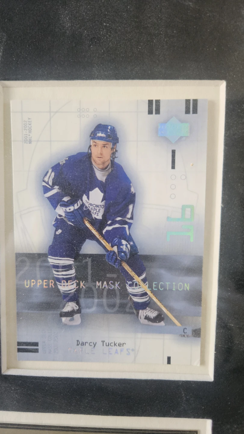 Darcy Tucker Framed Toronto Maple Leafs Hockey Card Display - photo 2