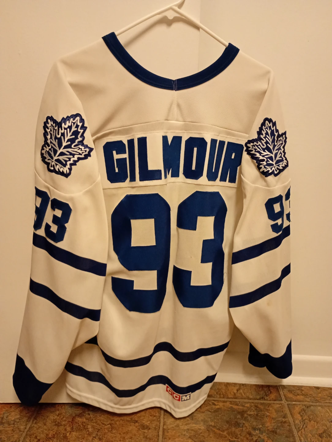 Toronto Maple Leafs Gilmour #93 Autographed Hockey Jersey TG/XL - photo 3