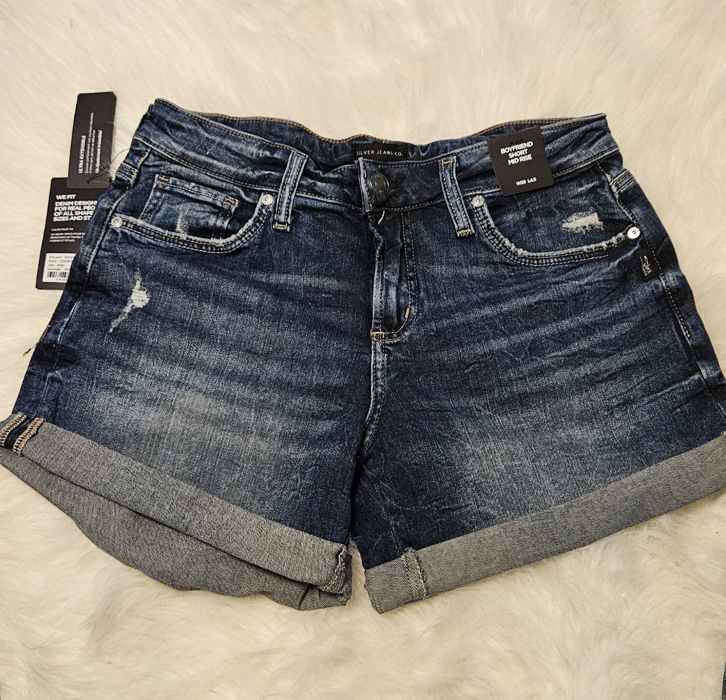 Silver Jeans Co. Boyfriend & Suki Short Mid Rise - photo 2
