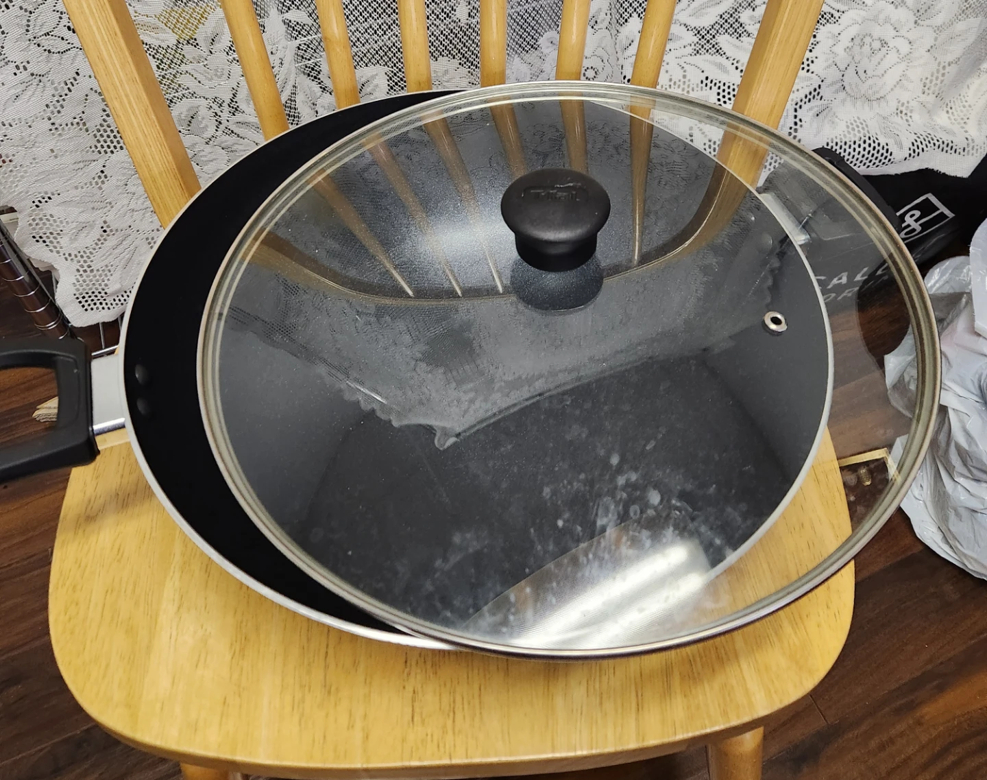 T-fal 12-inch Wok with Glass Lid