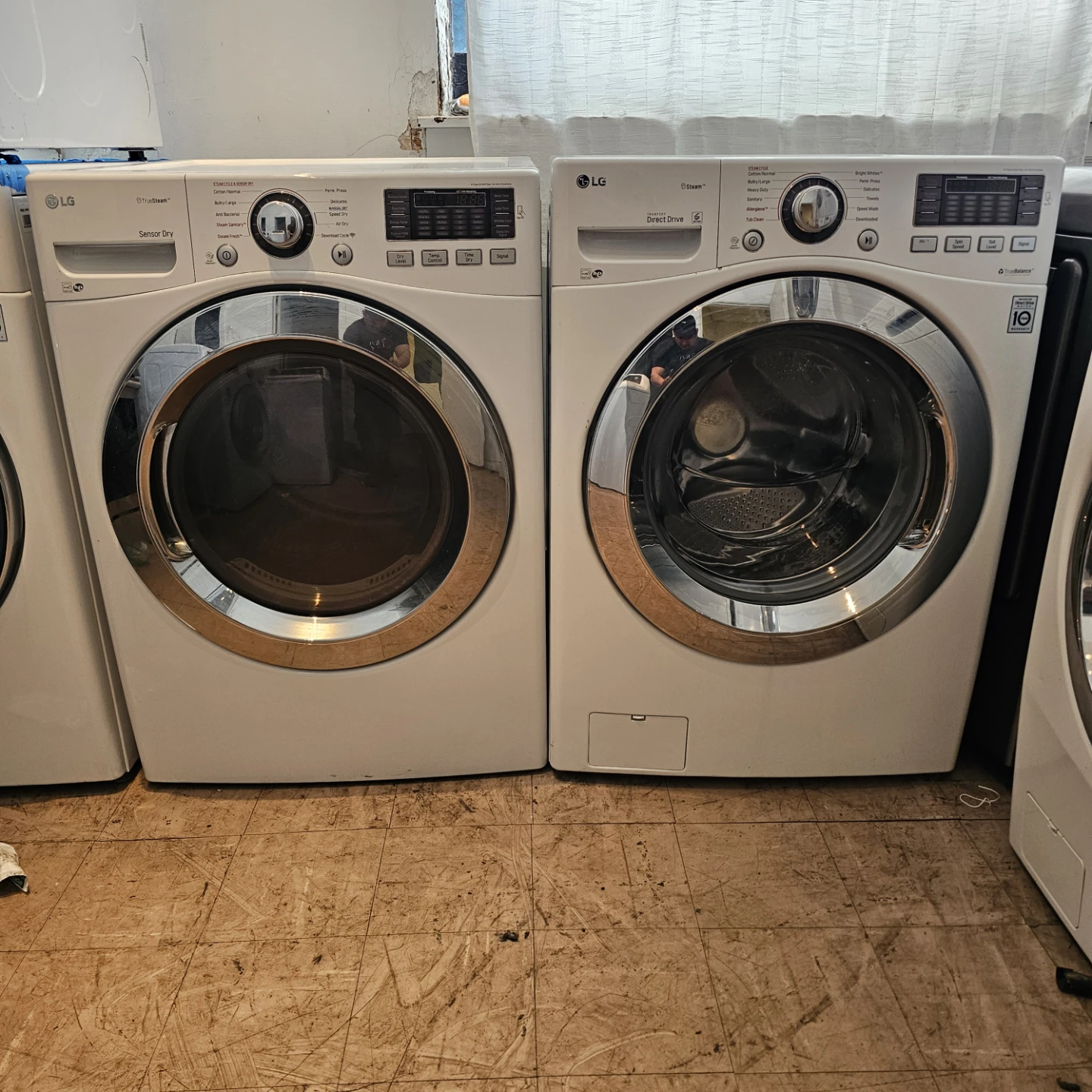 LG TrueSteam Sensor Dry Front Load Dryer