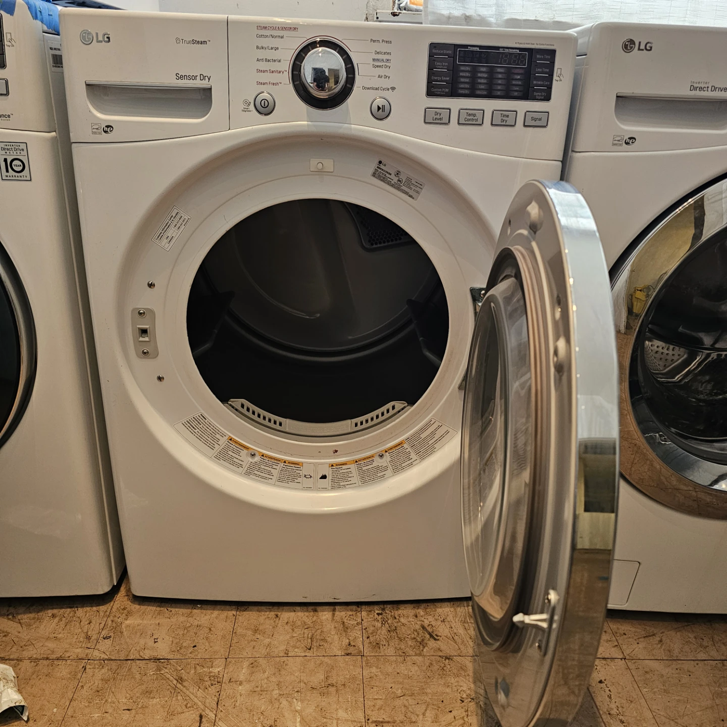LG TrueSteam Sensor Dry Front Load Dryer - photo 4