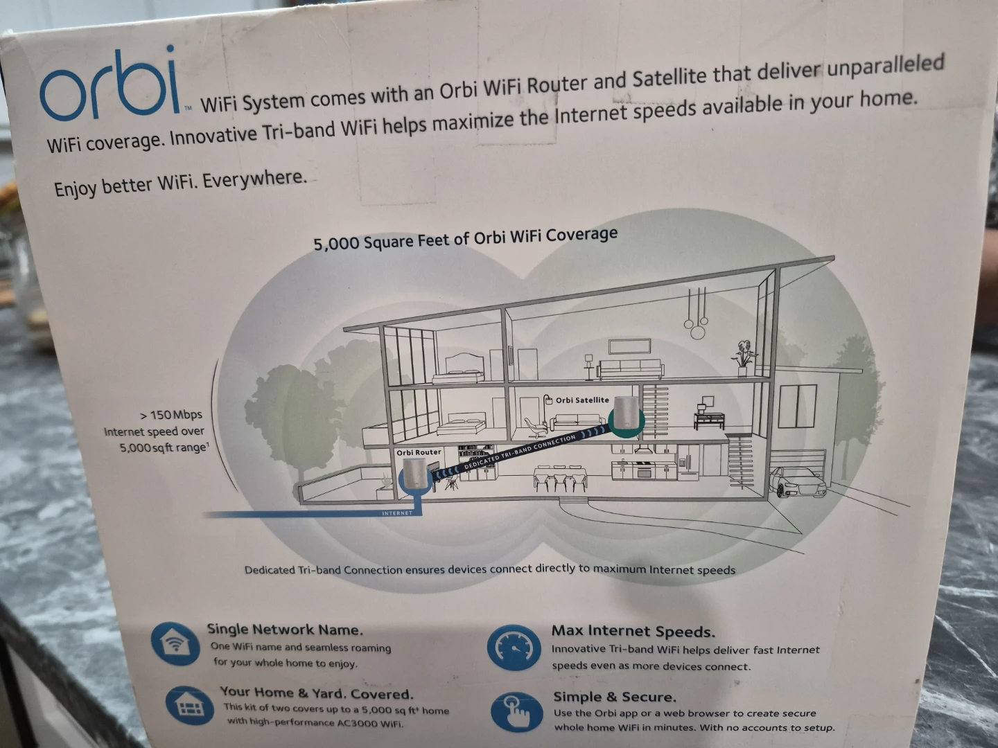 Netgear Orbi Whole Home WiFi System (Router + Satellite) - photo 3