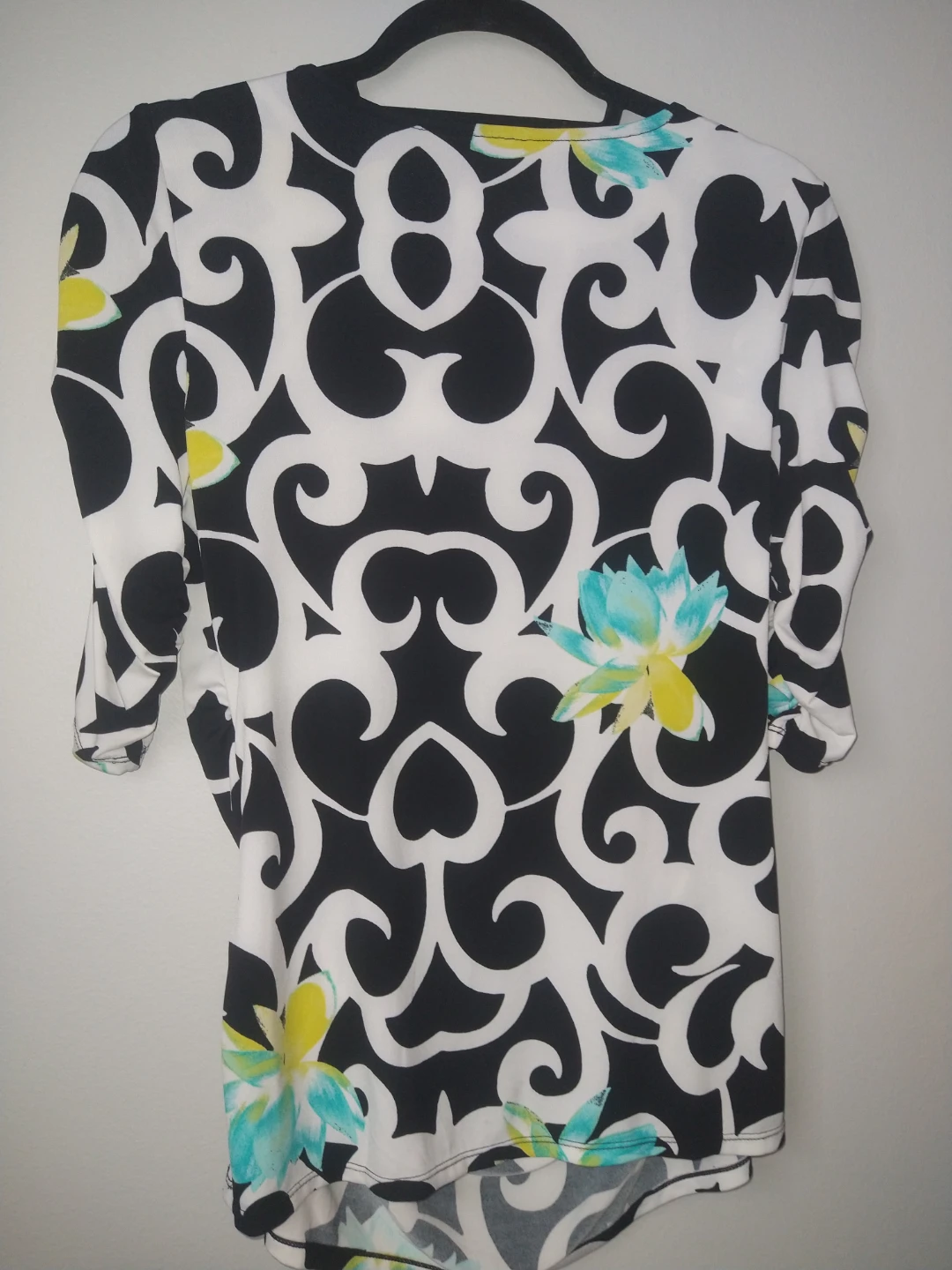 Alfani Floral 3/4 Sleeve Long Floral Blouse Size Small - photo 4
