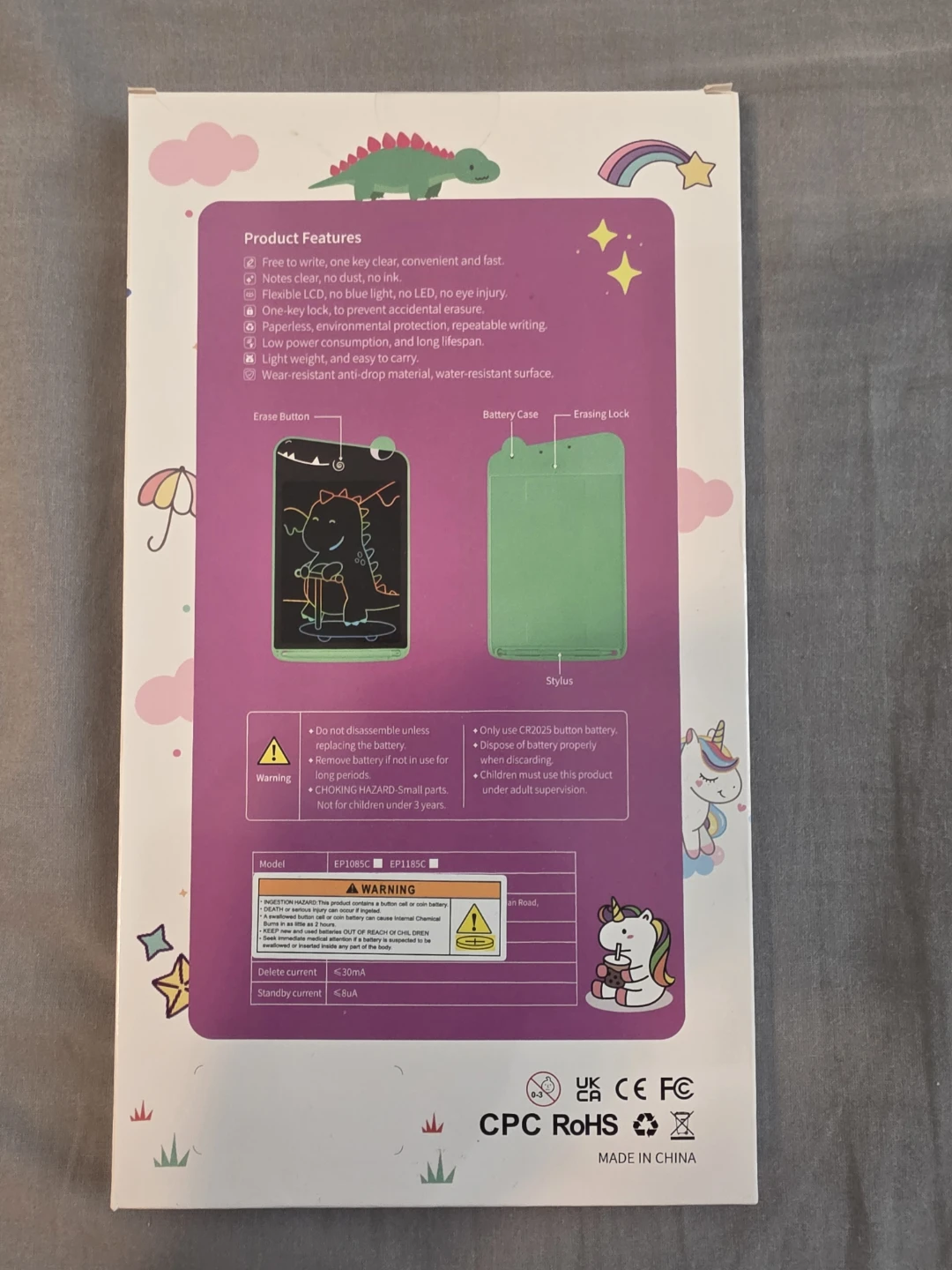 8.5" Cartoon LCD Writing Tablet - 2 Pack - photo 3