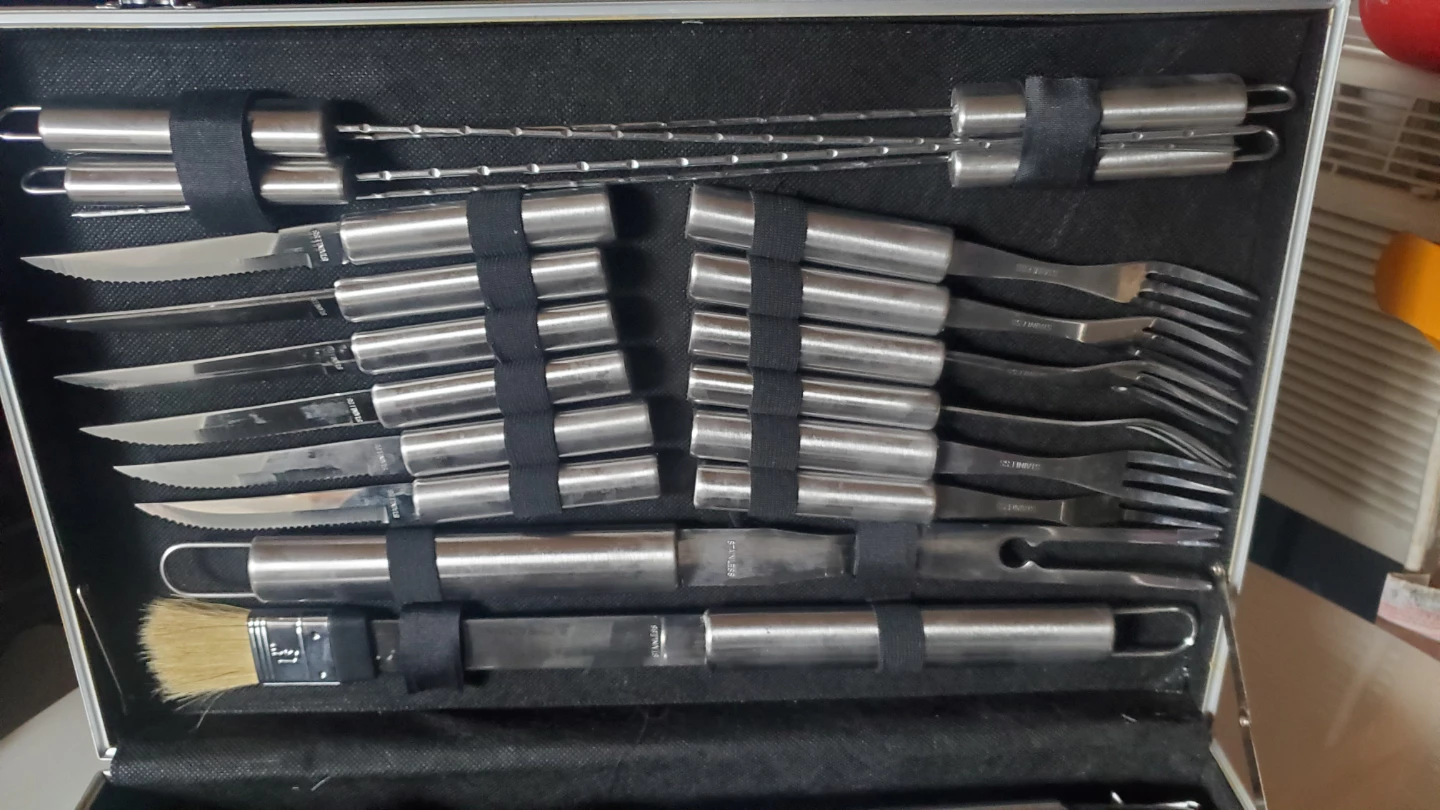 Stainless Steel BBQ Tool Set - photo 2