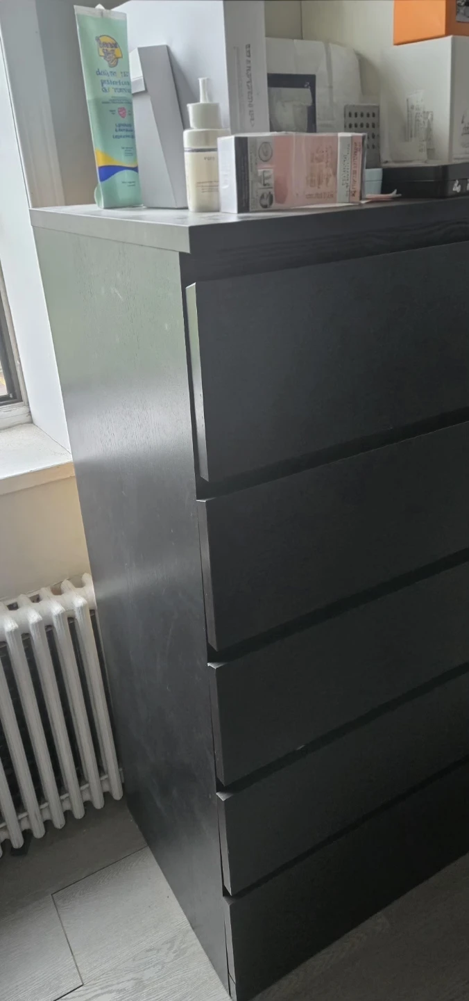 IKEA MALM 6-drawer dresser - Black-brown - photo 3