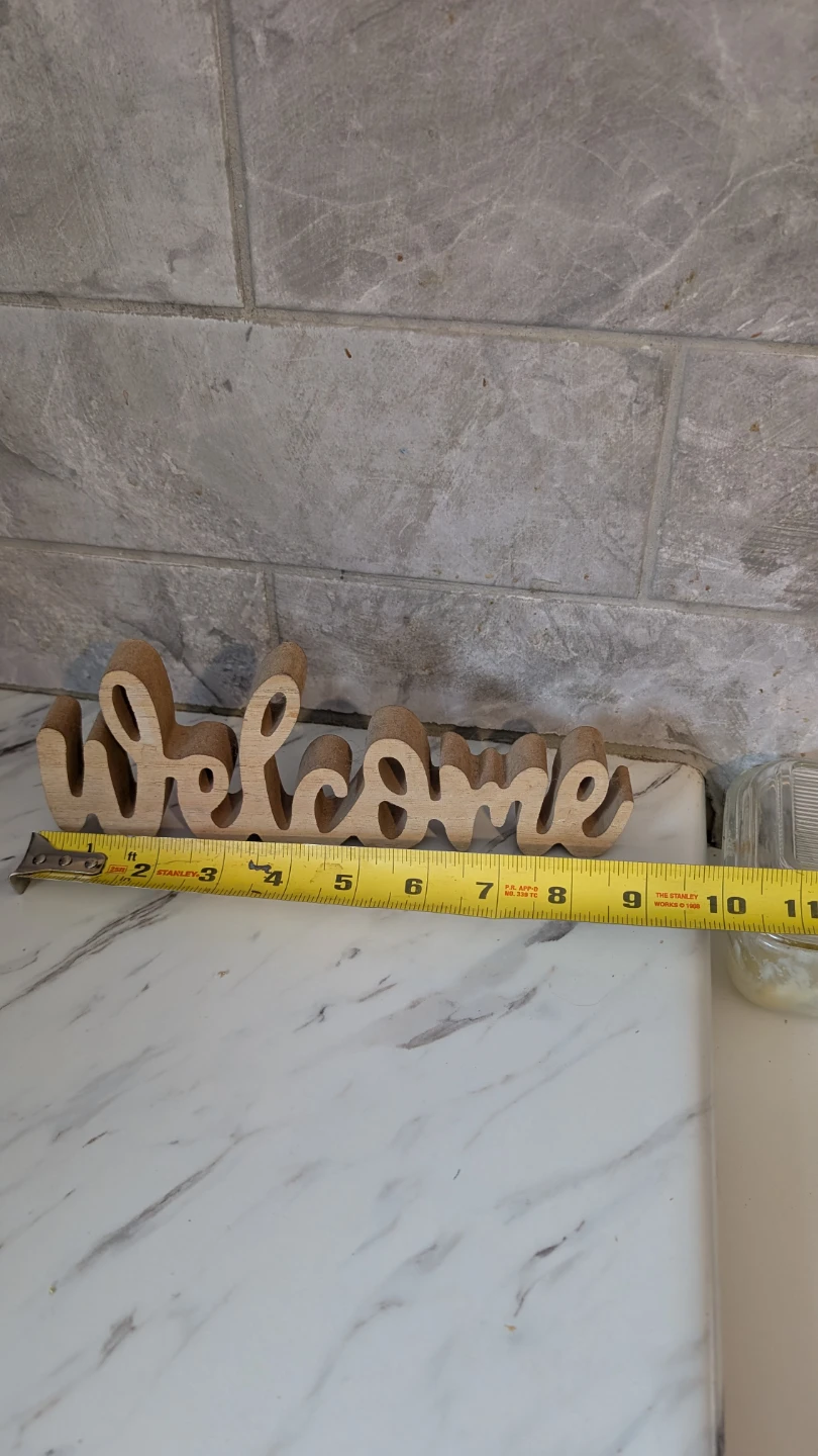 Wooden Welcome Sign - photo 2