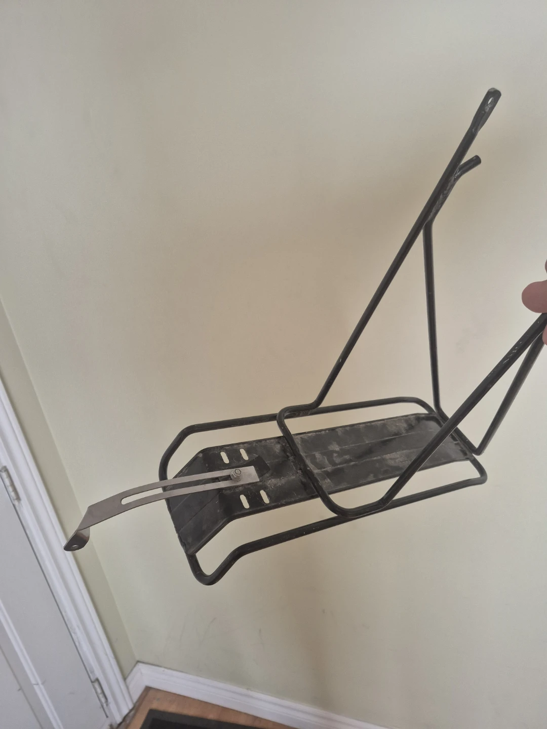 Used Black Rear Bicycle Cargo Rack - photo 3